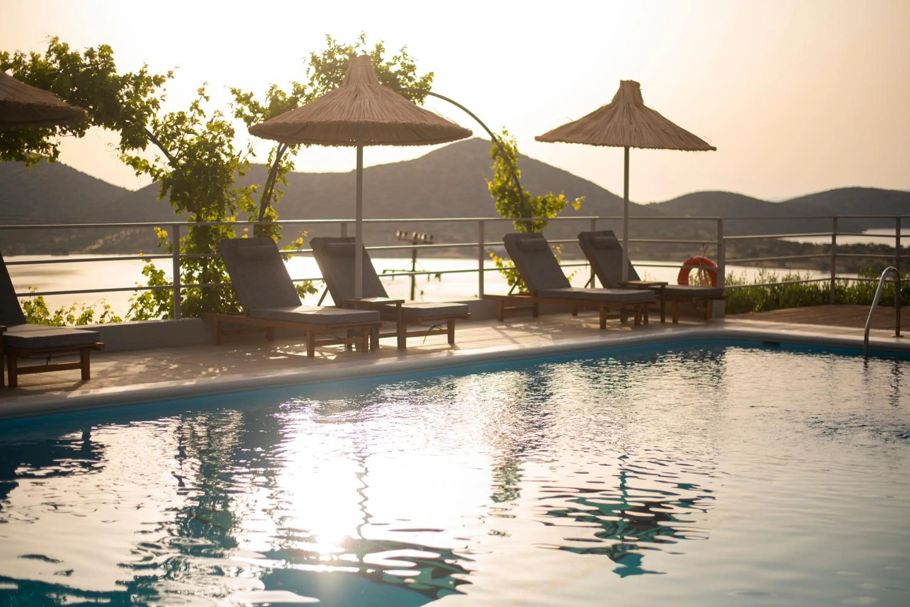 Swimming pool in Elounda Heights (Adults Only)