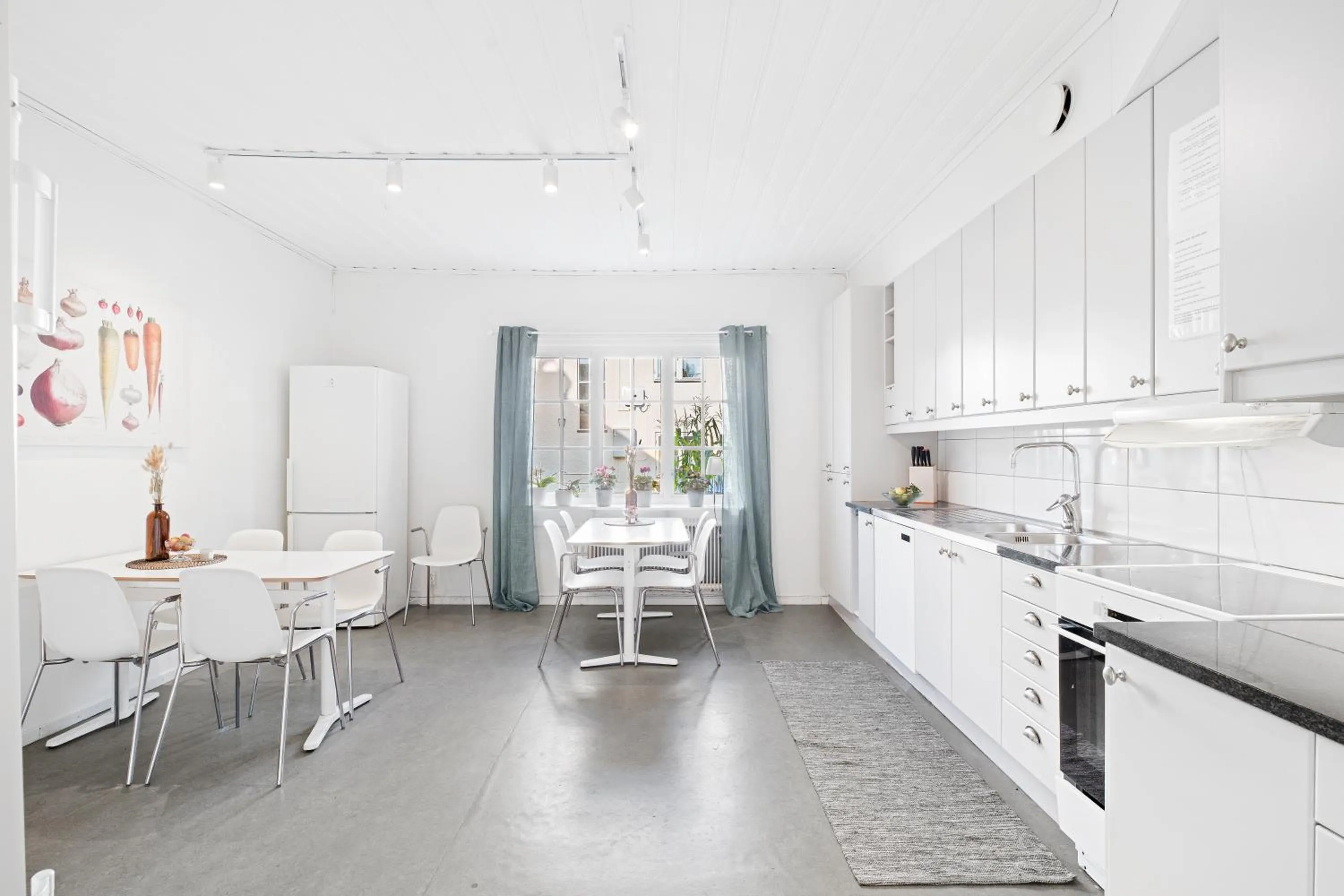 Dining area in Uppsala Lägenhetshotell