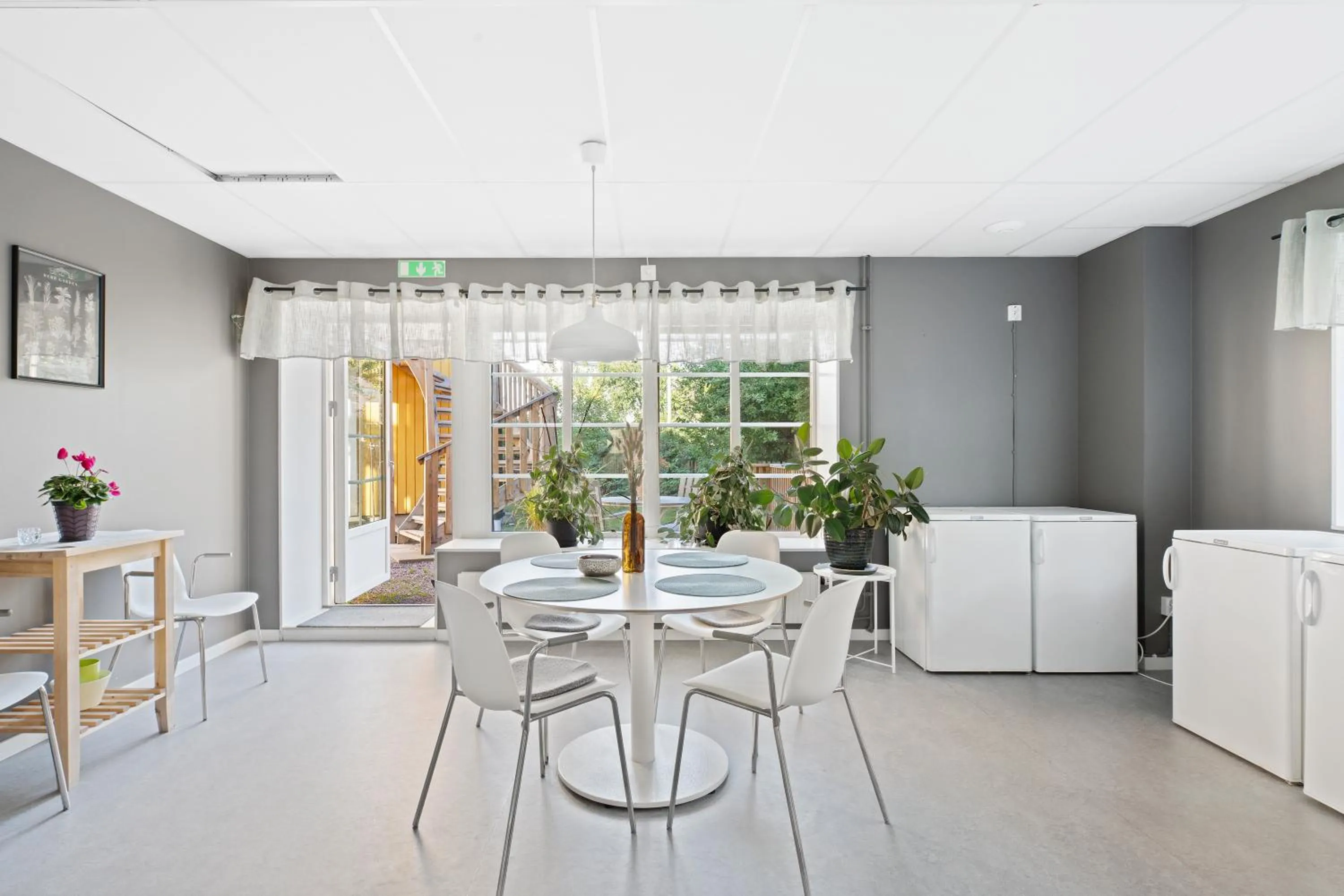 Dining area in Uppsala Lägenhetshotell