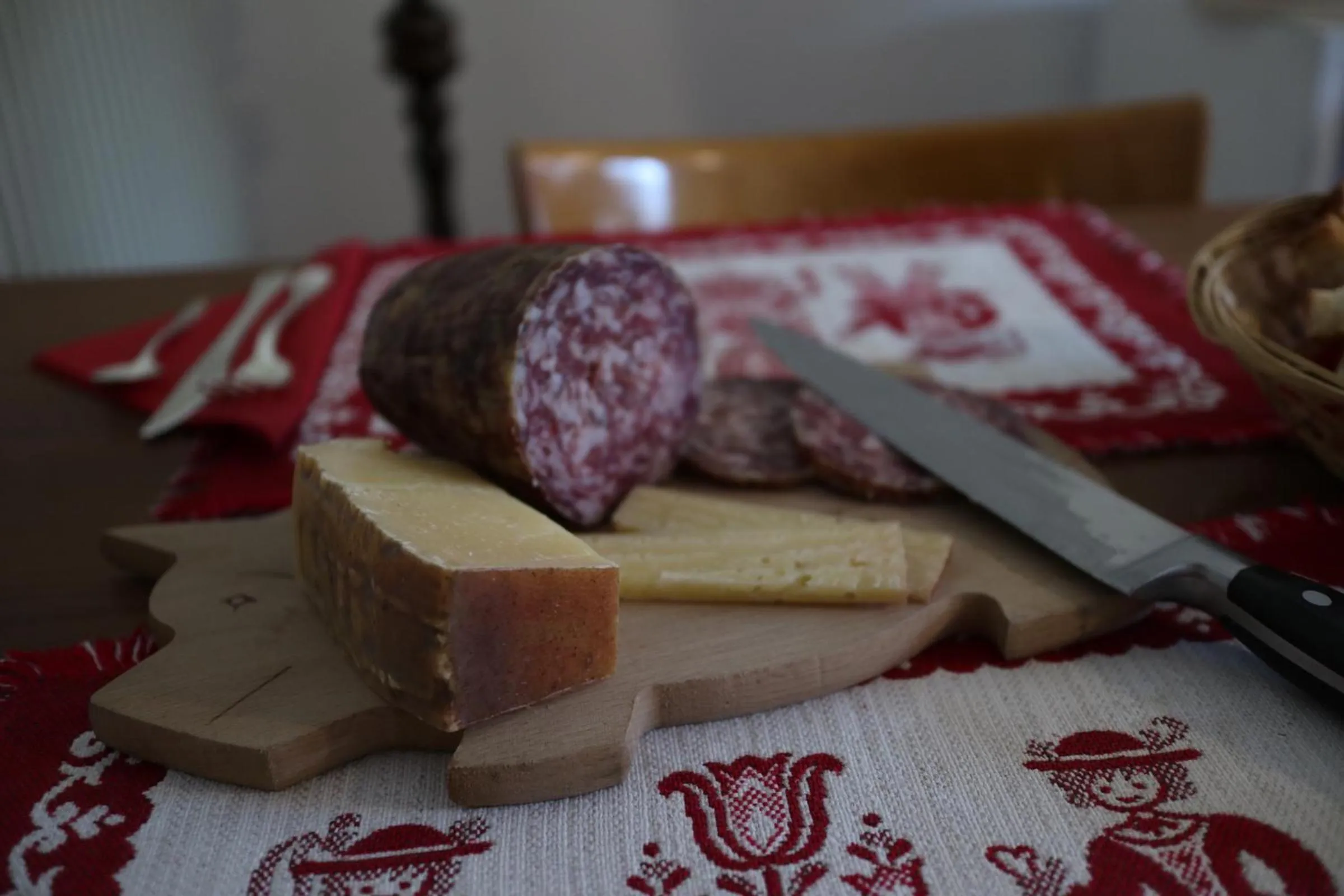 Food close-up in B&B La Pecora Nera