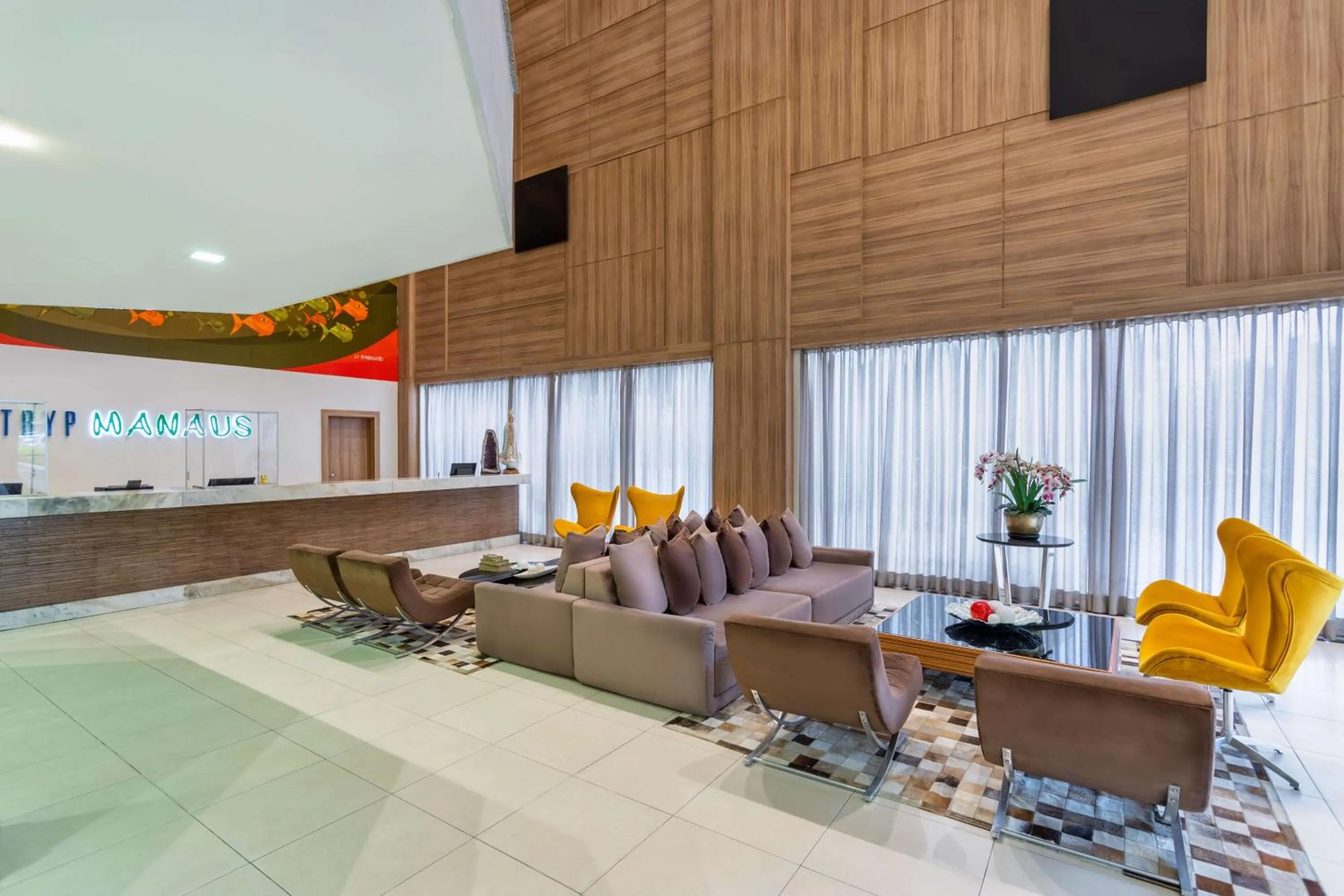 Lobby or reception in TRYP by Wyndham Manaus Aeroporto