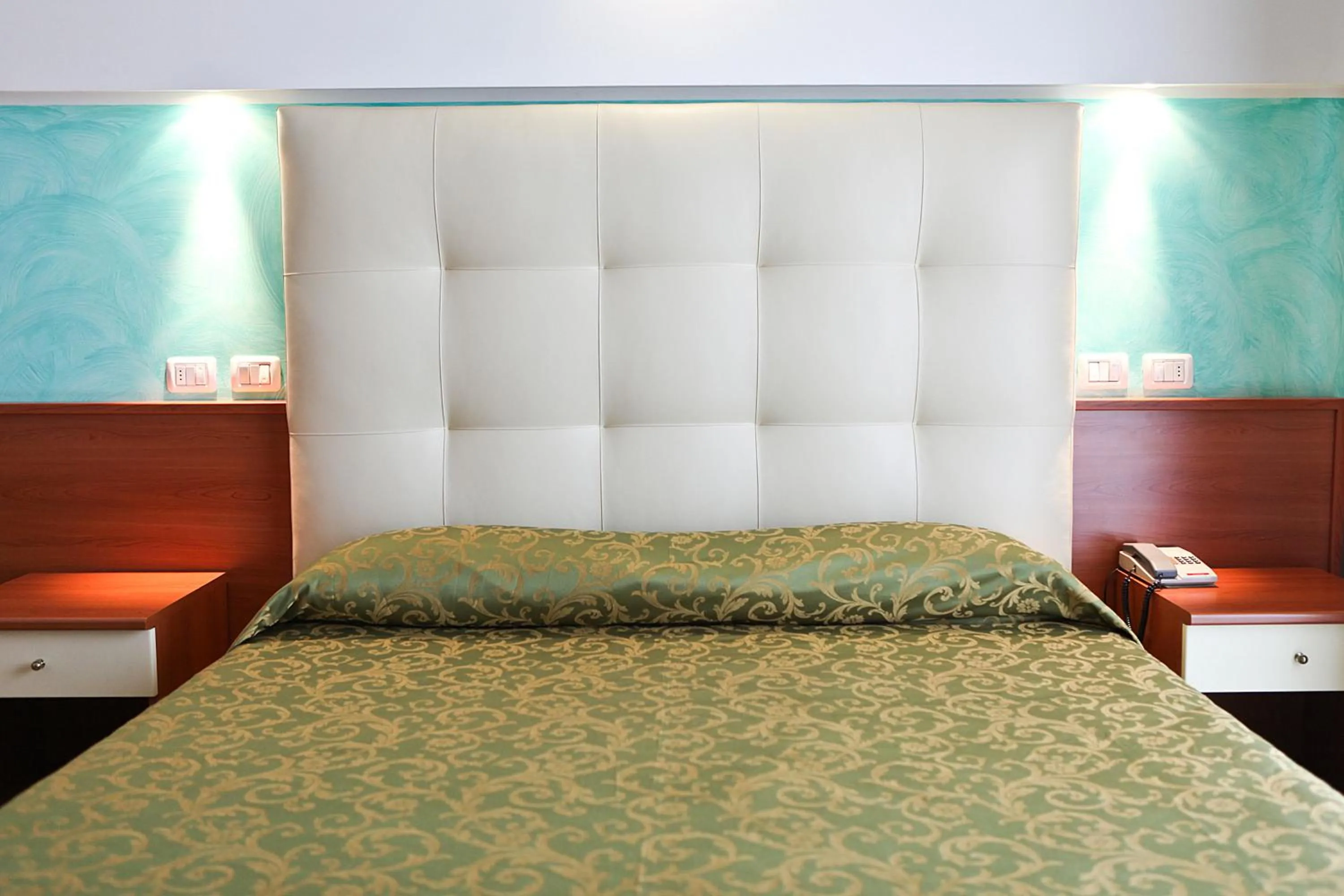 Bed in Hotel Gabbiano