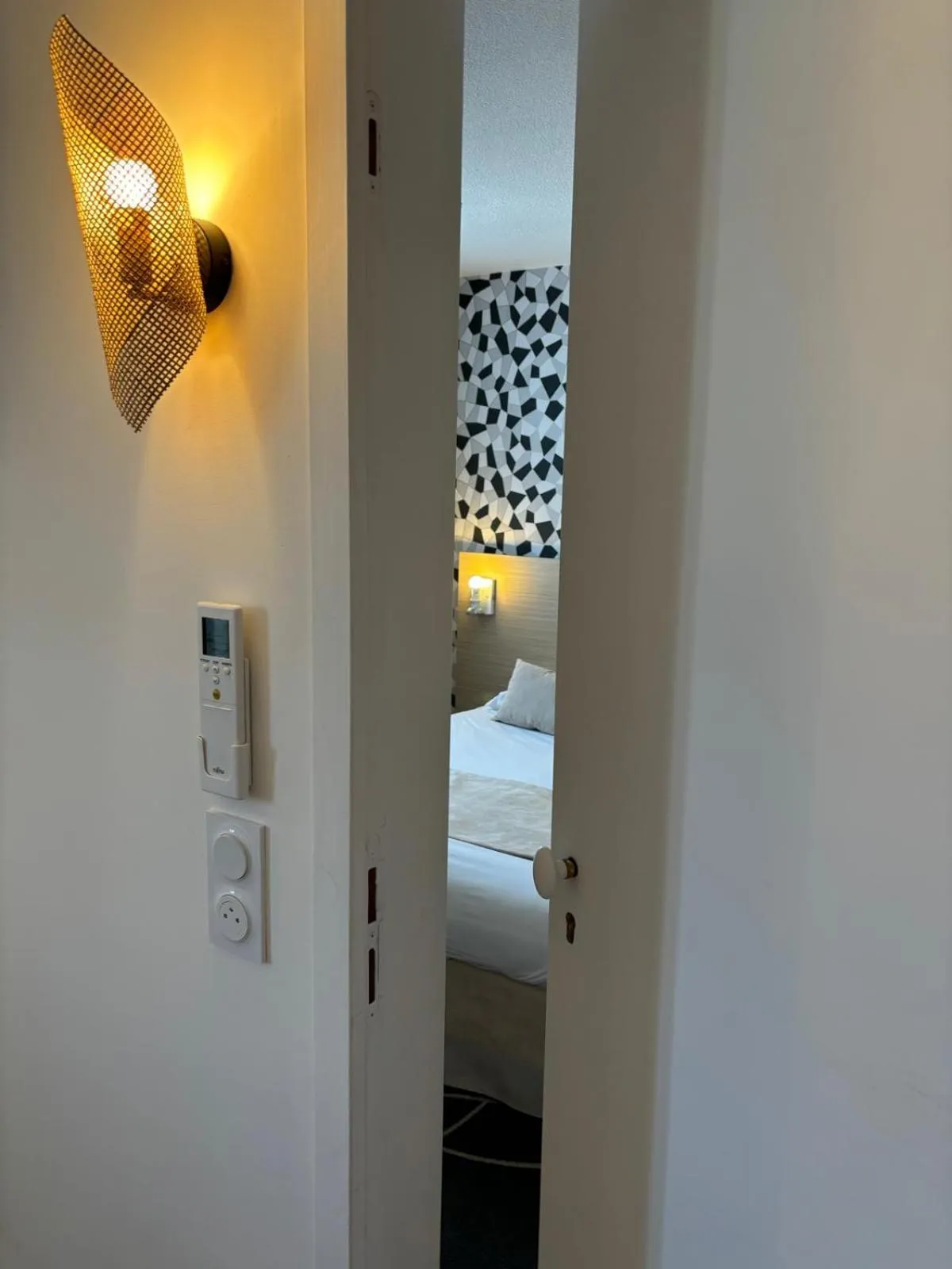 Photo of the whole room, Bed in Hôtel Le Blason