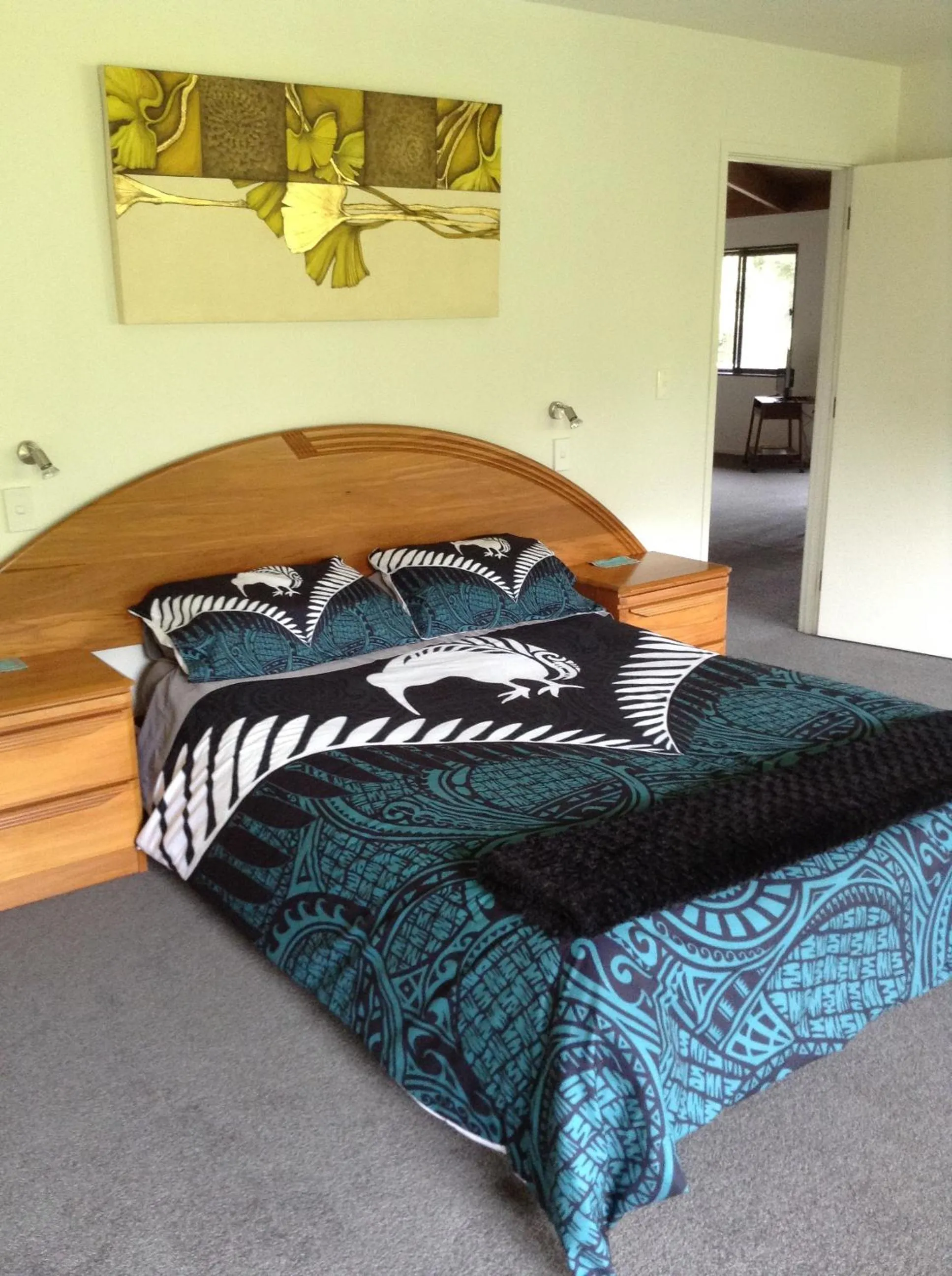 Bedroom, Bed in Waiotemarama Falls Lodge