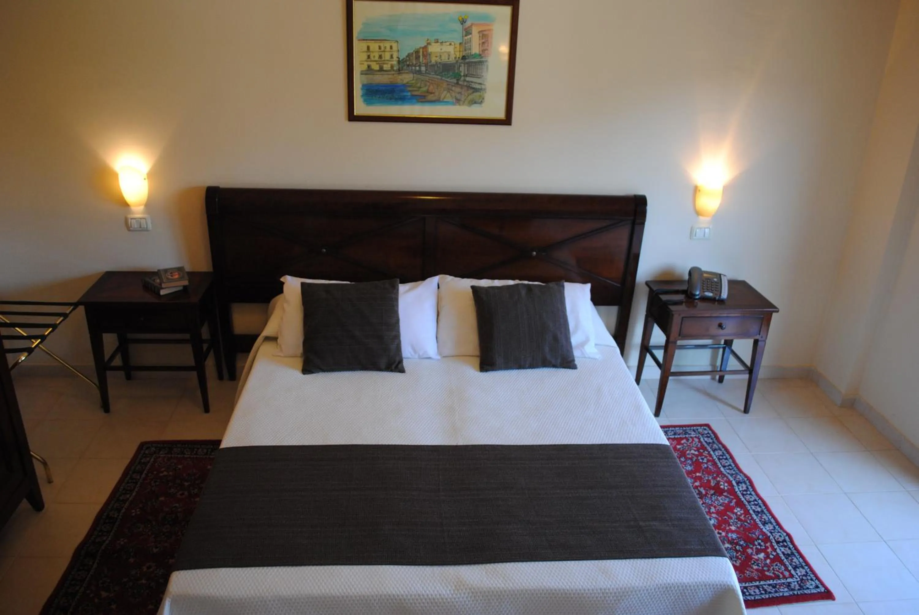 Bed in Hotel Park Siracusa Sicily