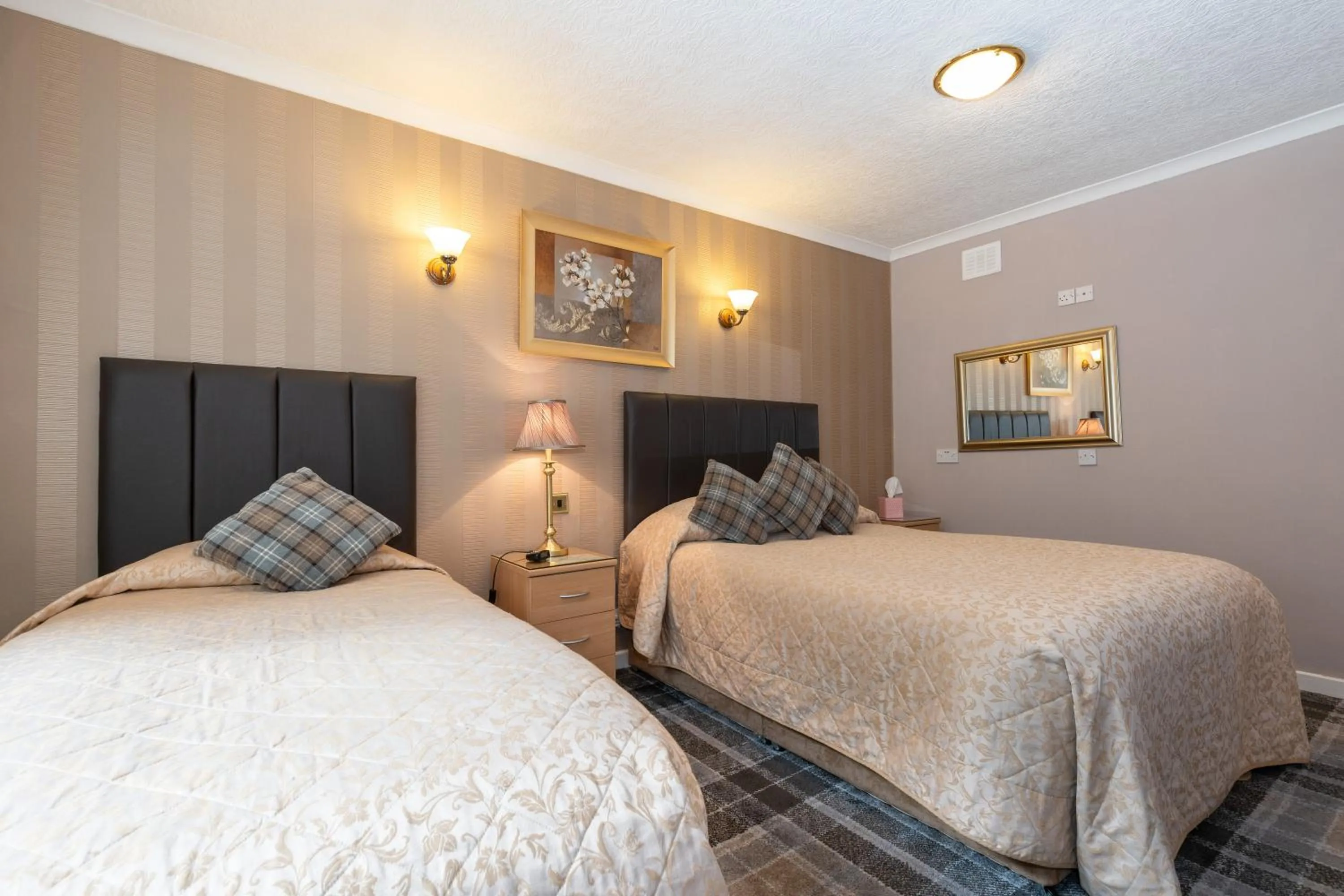 Bed in The Hill Hotel