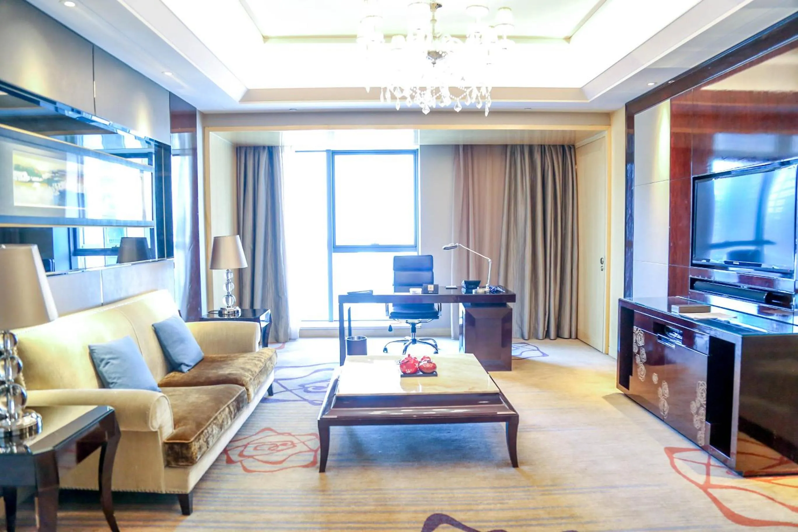 Living room in Wanda Realm Huaian