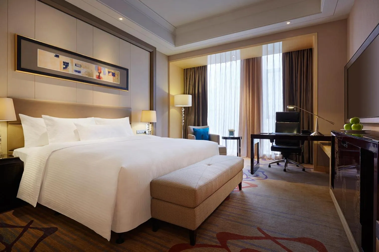 Bed in Wanda Realm Huaian