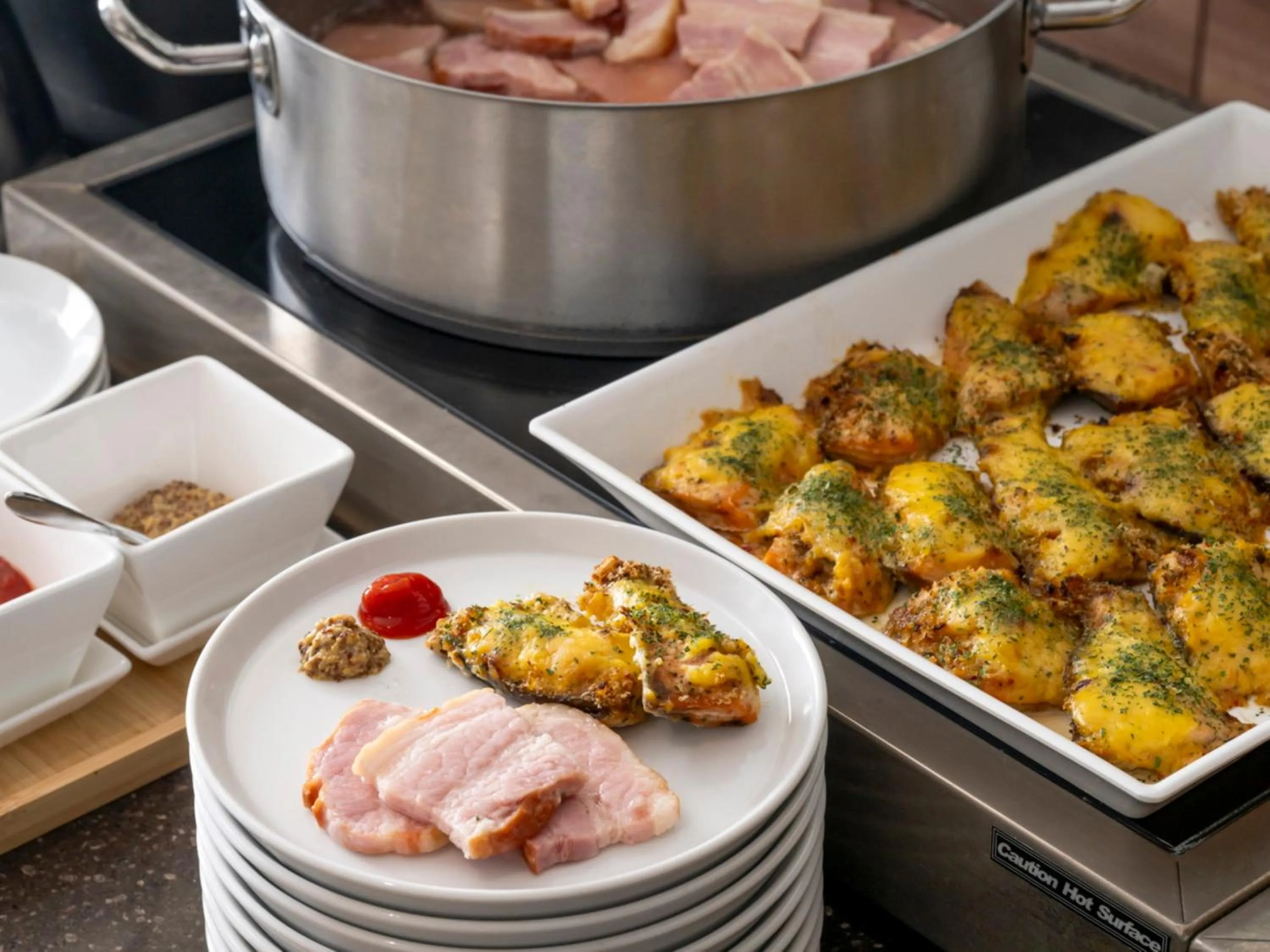 Buffet breakfast in Keio Presso Inn Tokyo Station Yaesu