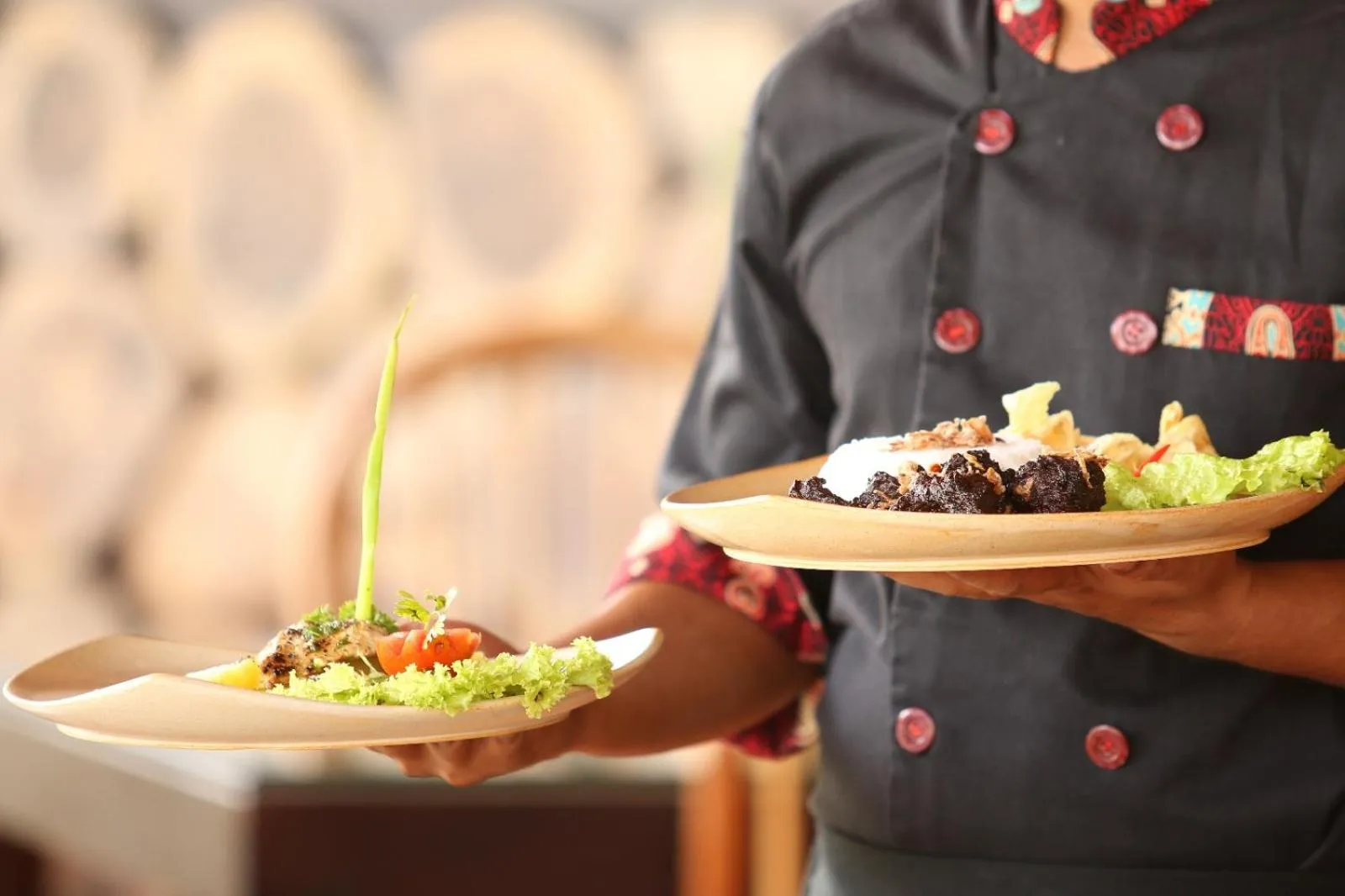 Food in Samata Village Gili Air