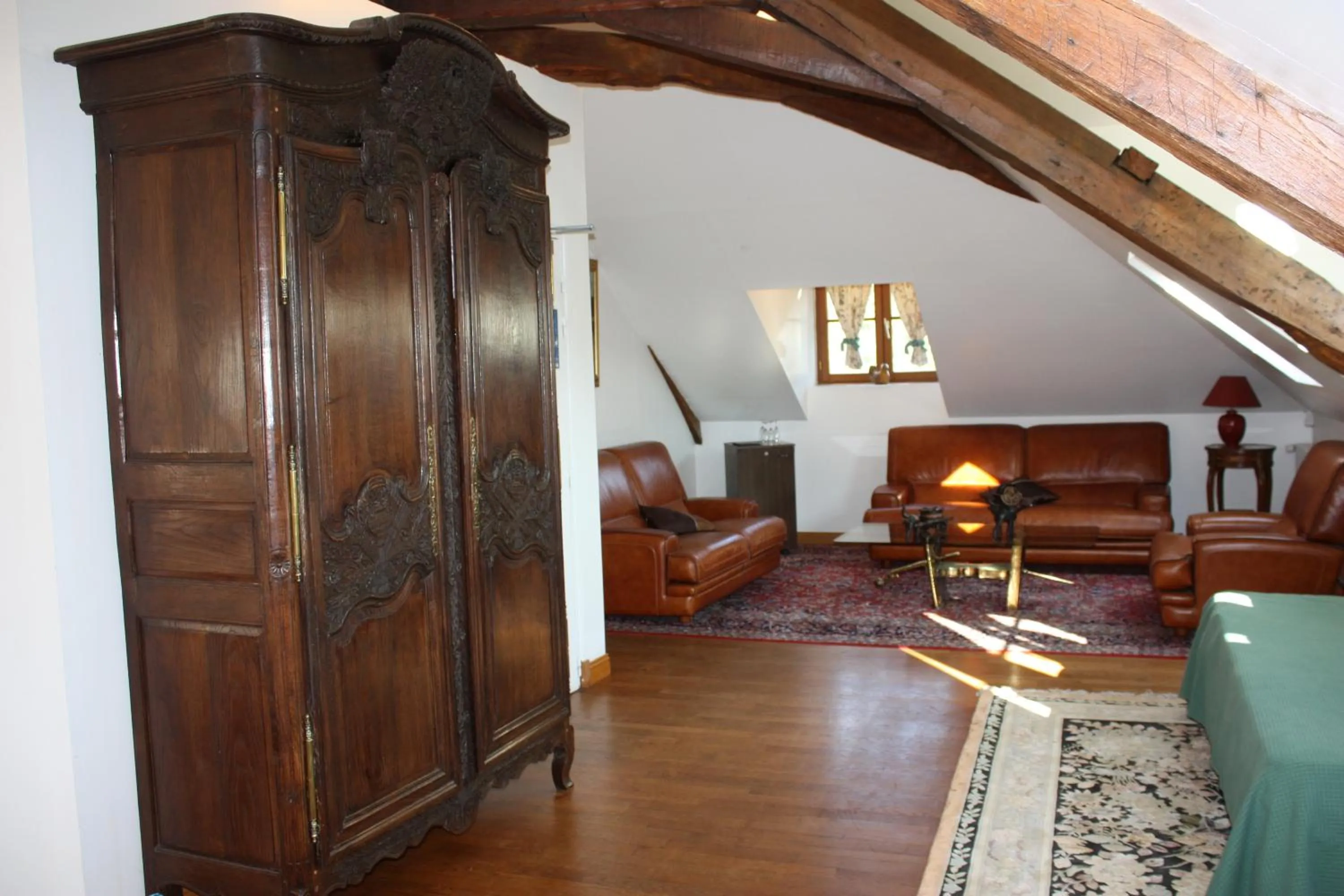 Seating area in Hotel La Diligence