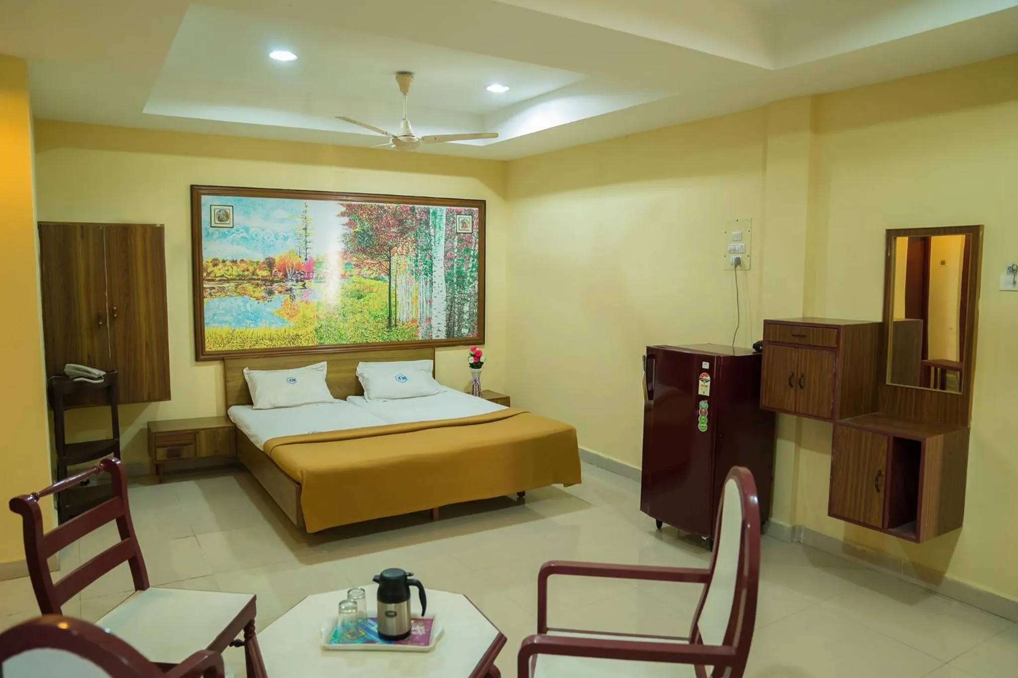 Bed in Hotel Chanma International