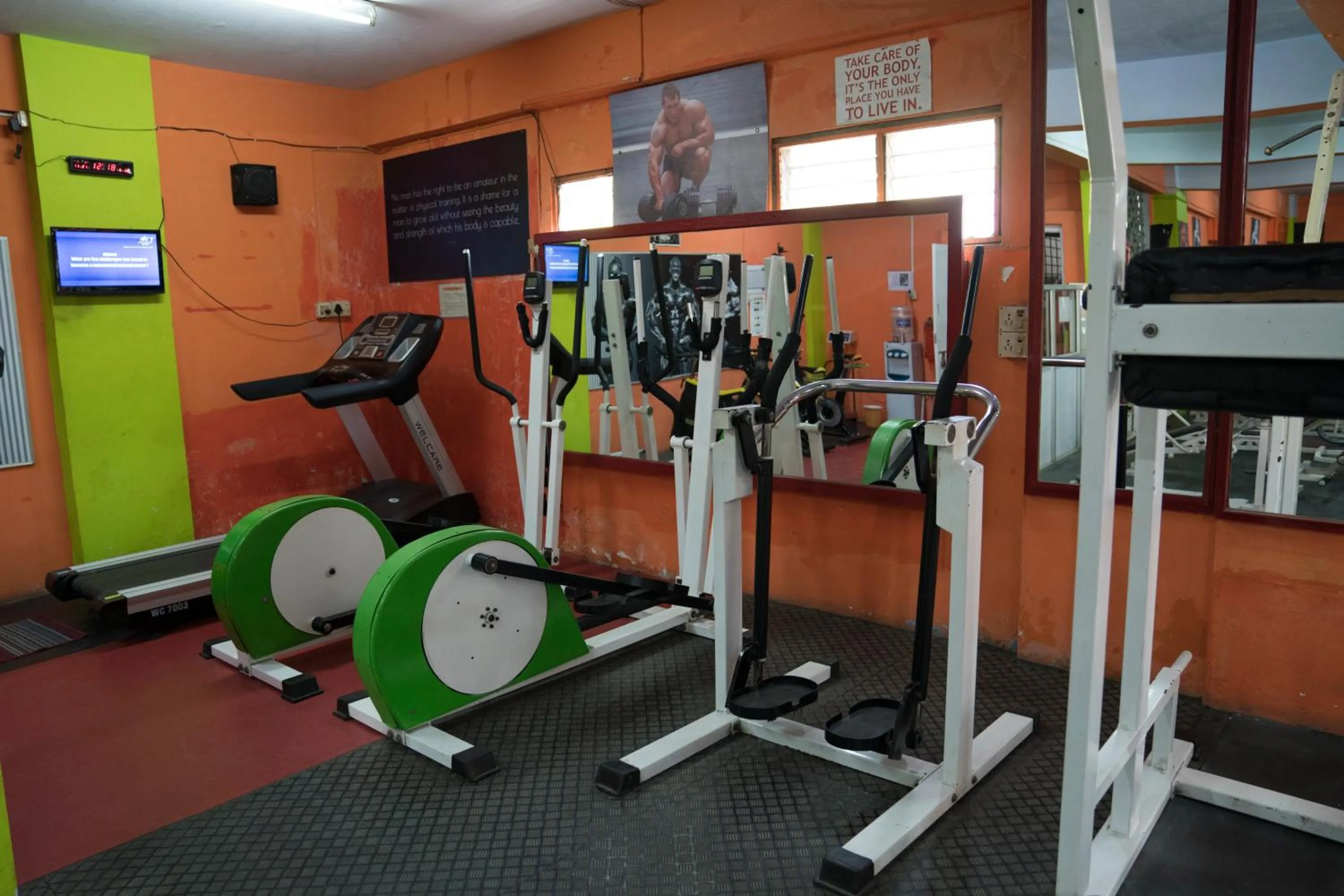 Fitness centre/facilities in Hotel Chanma International