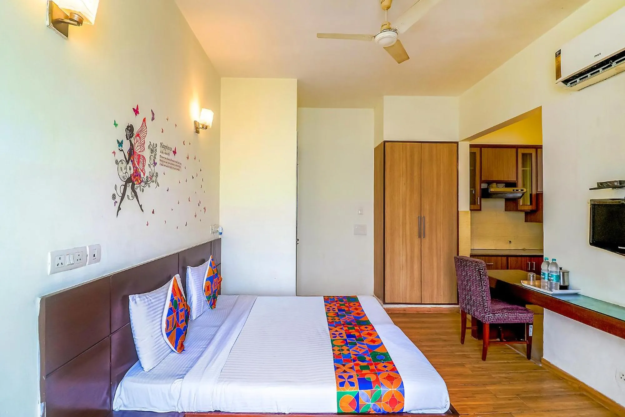 Bed in FabHotel Merriment City