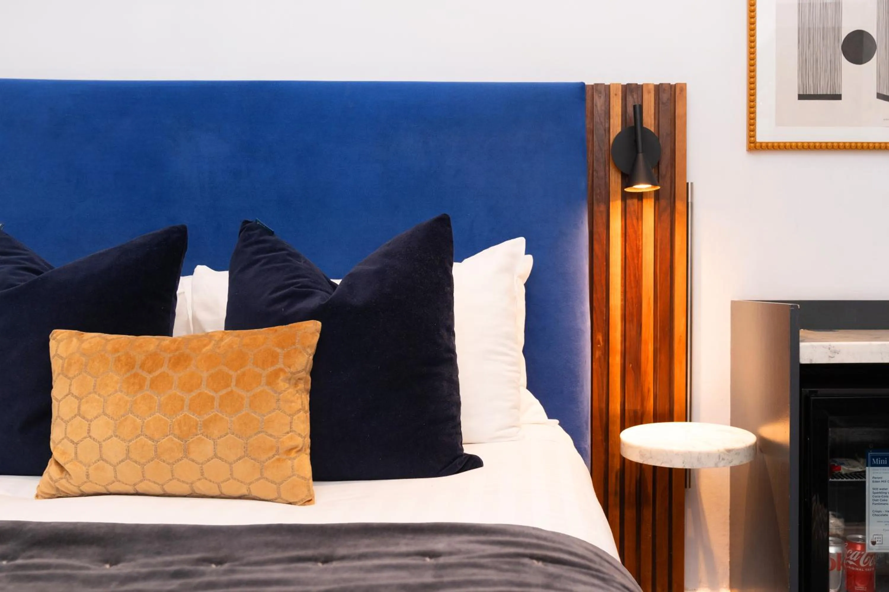 Decorative detail, Bed in The Berkeley Square Hotel Bristol