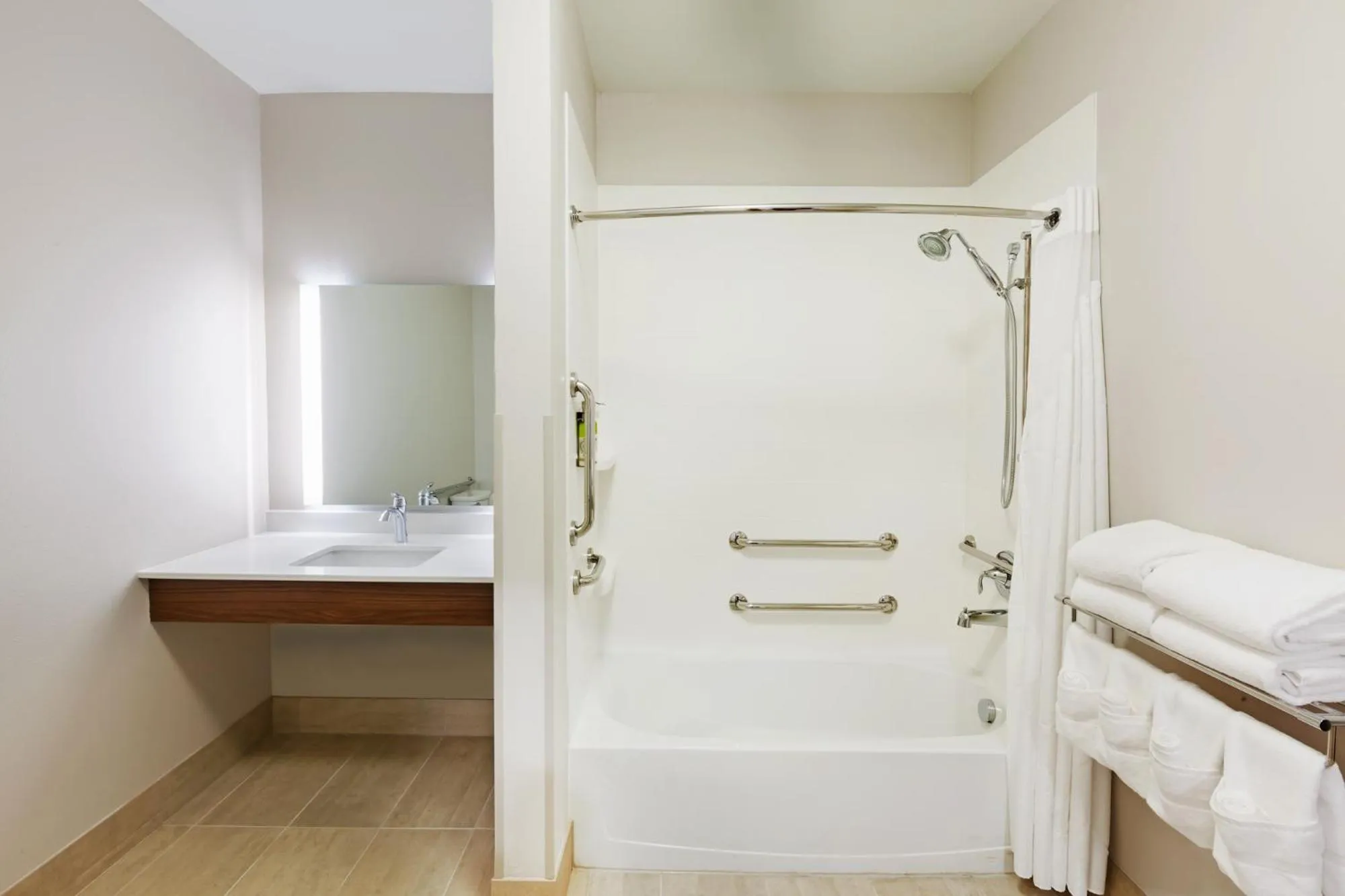 Bathroom in Holiday Inn Express & Suites - Lenexa - Overland Park Area by IHG