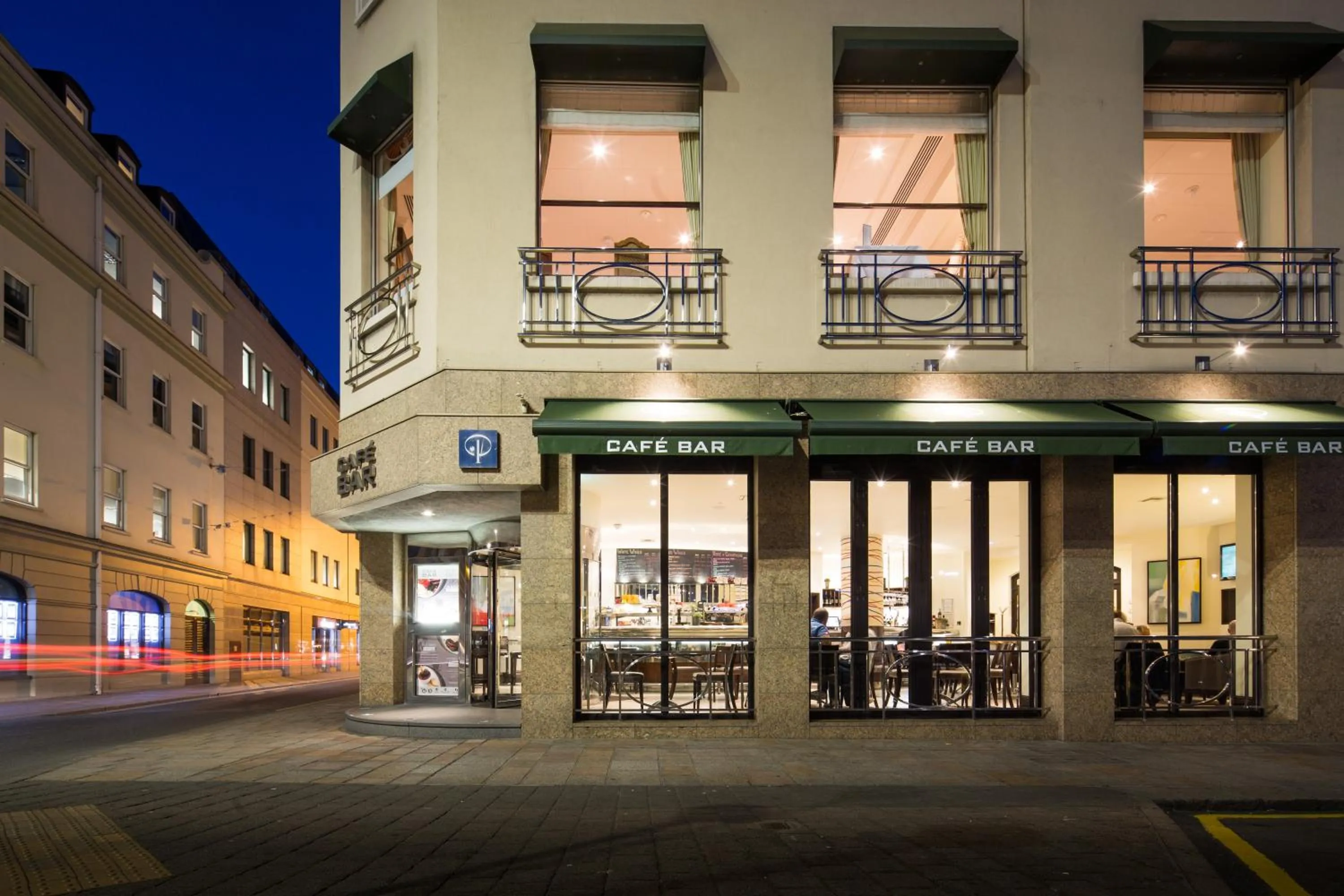 Property building in Pomme d'Or Hotel