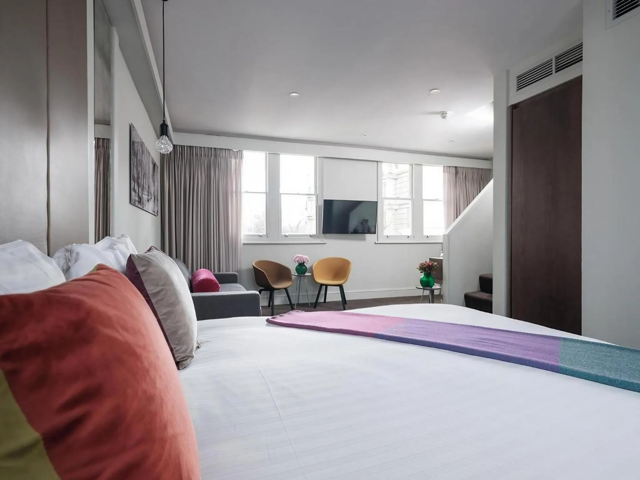 Bedroom, Bed in The Chapter Hotels - Lancaster Gate
