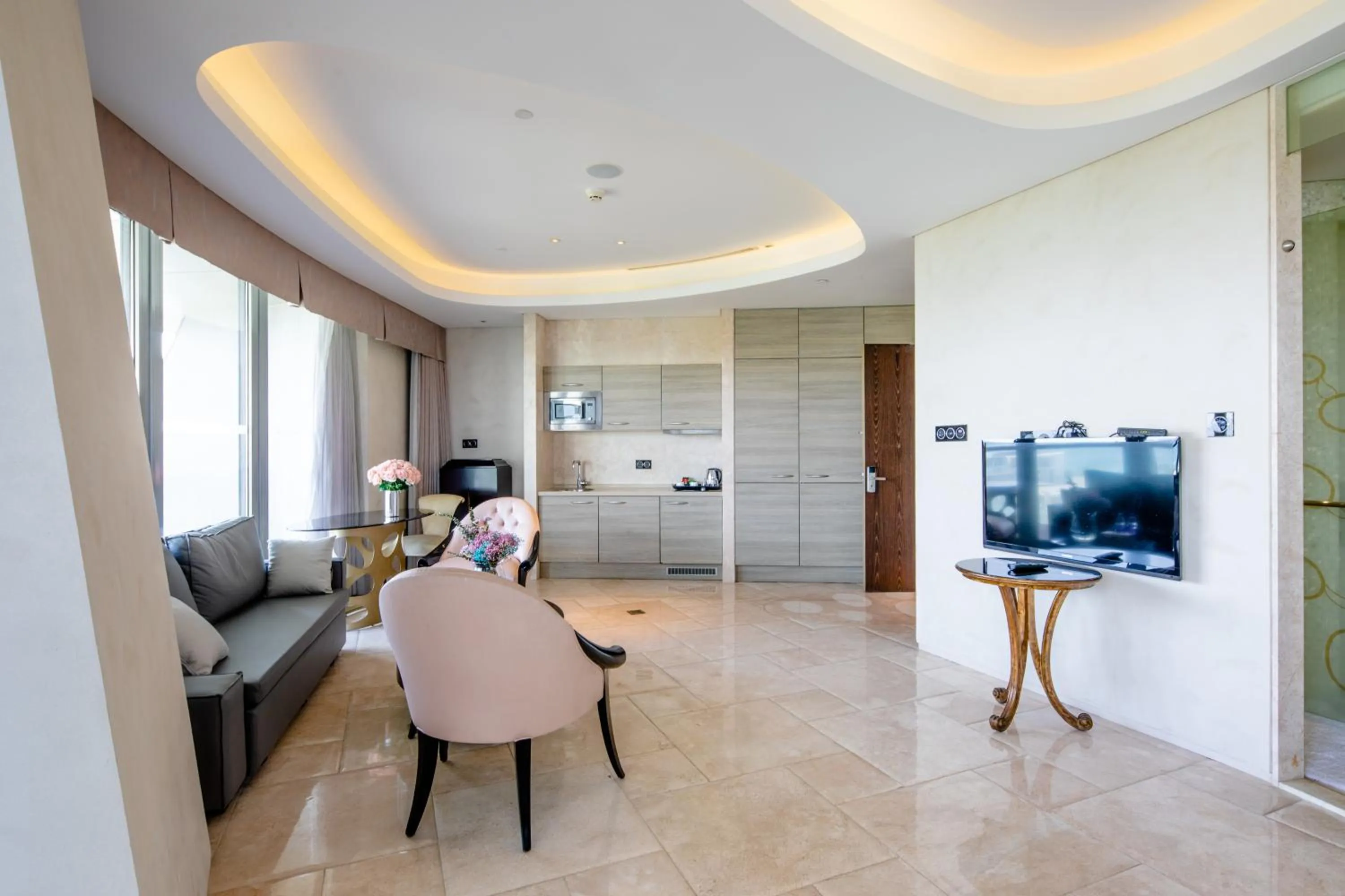 Living room in Sanya Phoenix Island Yuejia flat