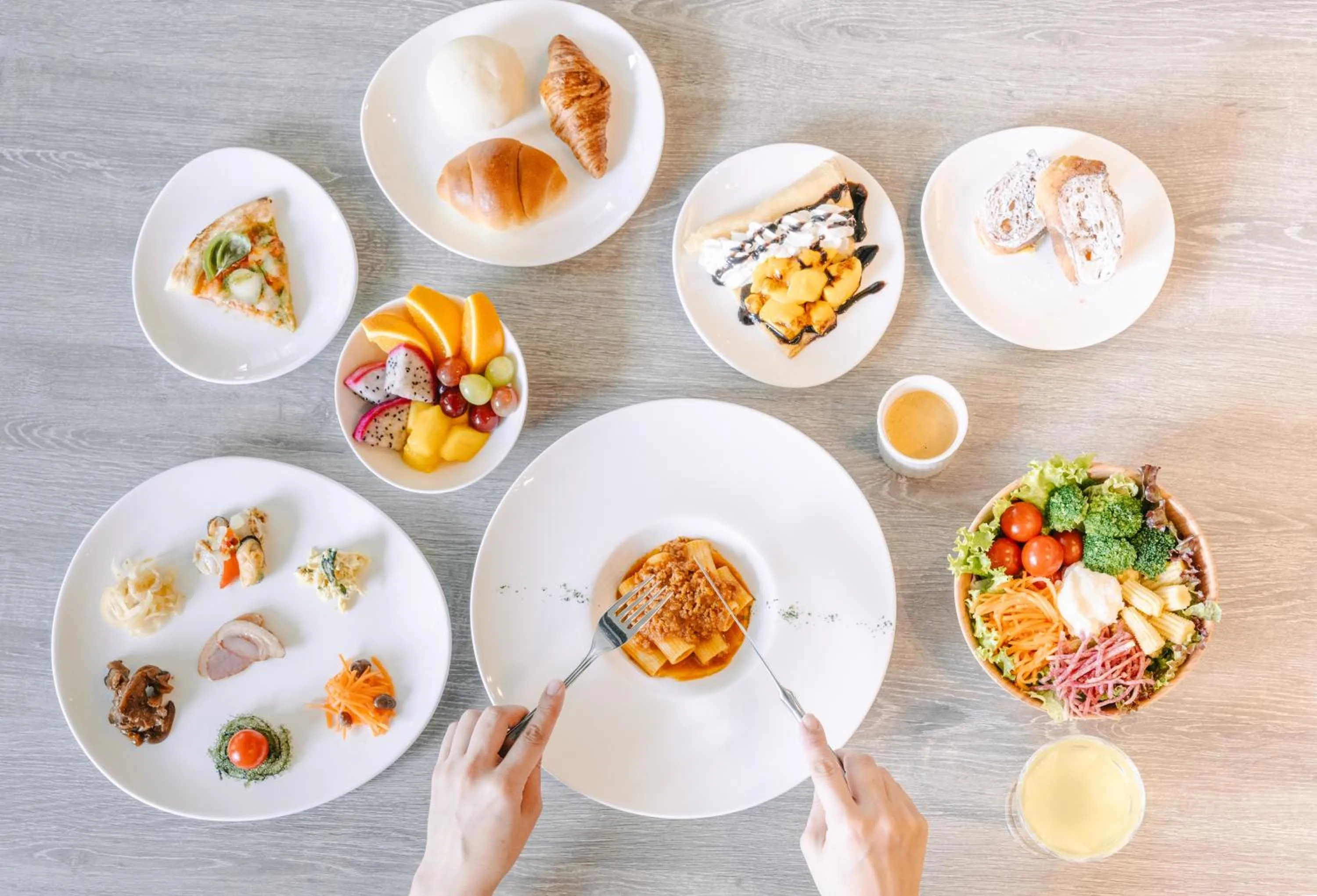 Breakfast in Hotel Aqua Citta Naha