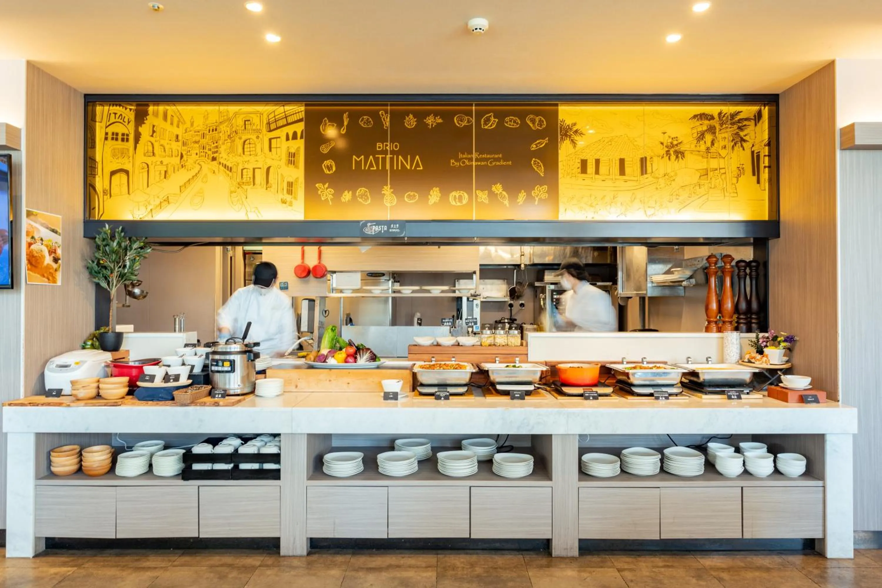 Breakfast in Hotel Aqua Citta Naha