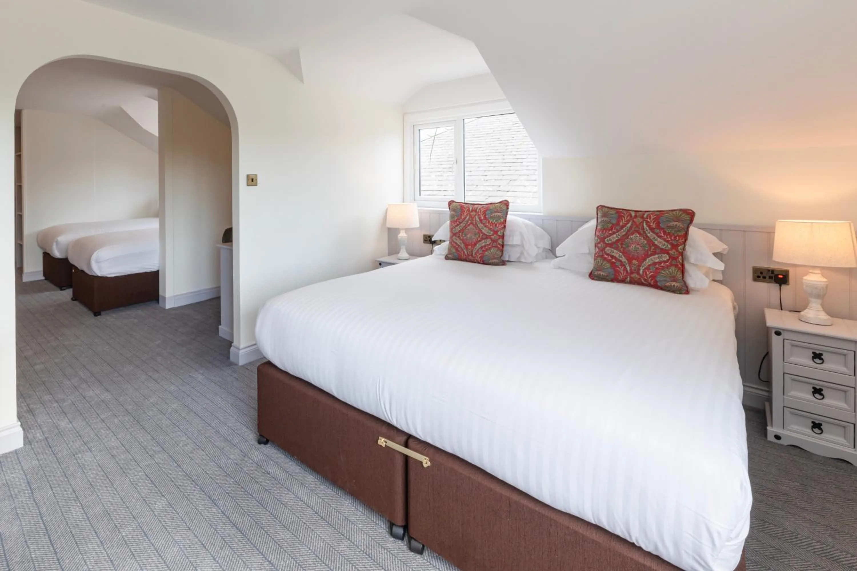 Bedroom, Bed in Lake District Castle Inn