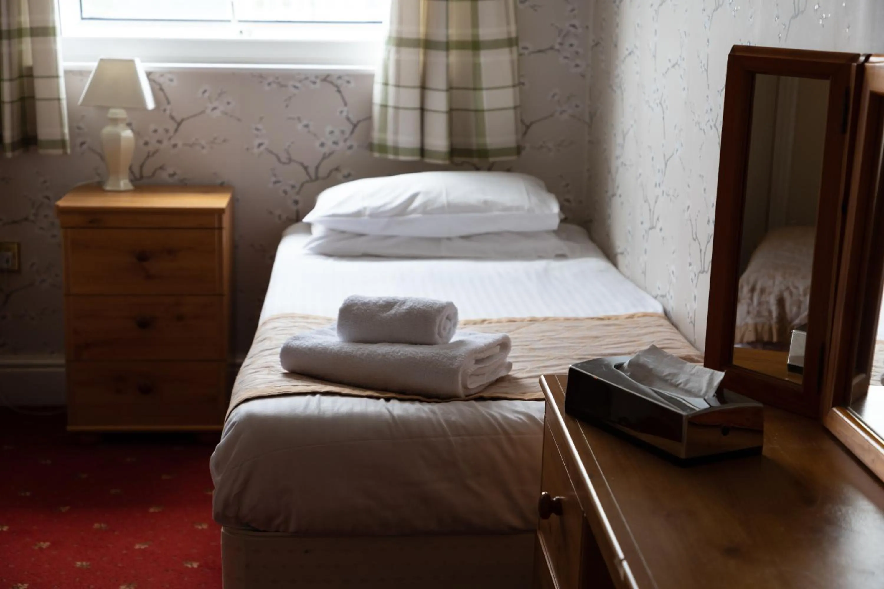 Bed in Porth Avallen Hotel