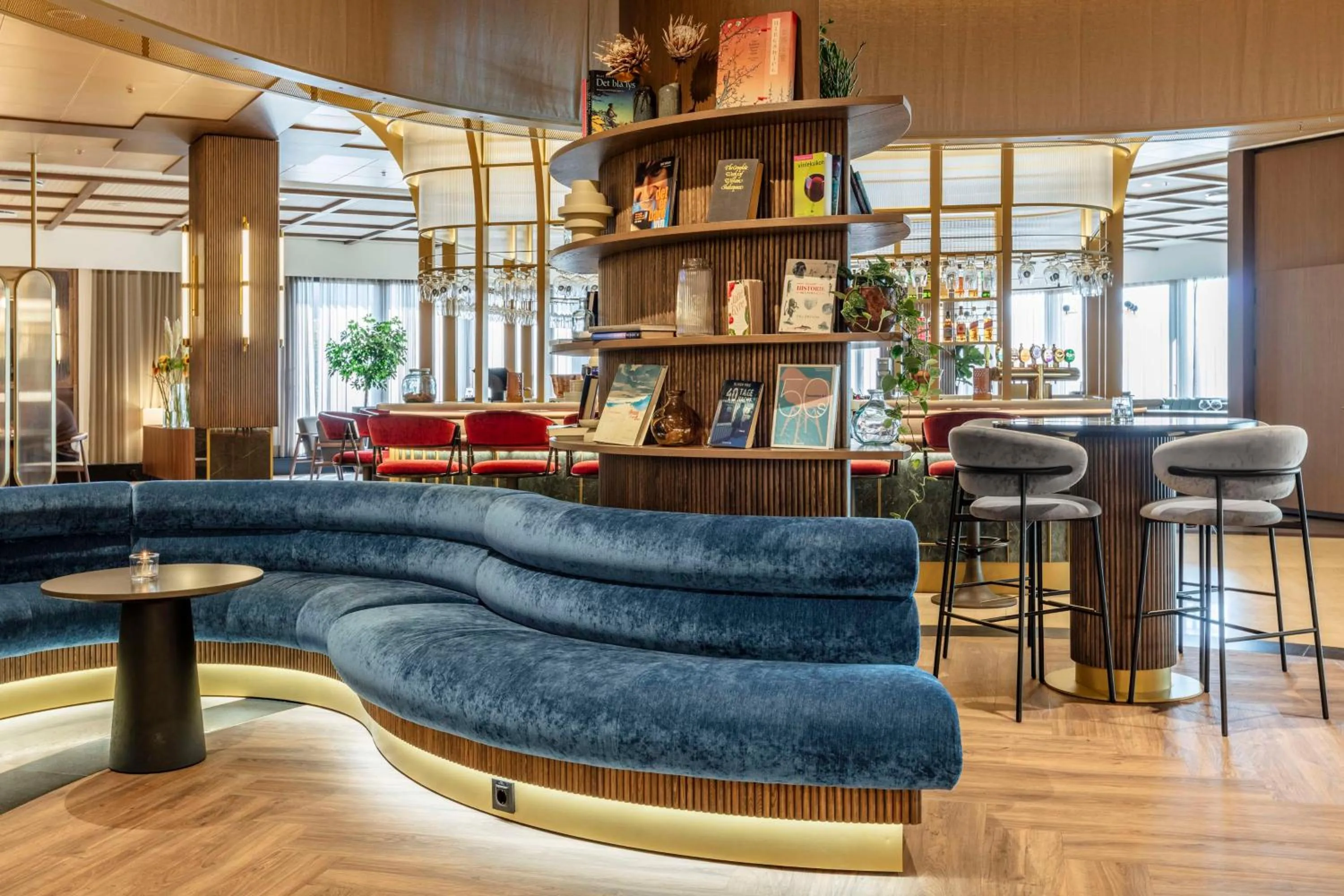 Lobby or reception in Radisson Blu Scandinavia Hotel, Copenhagen