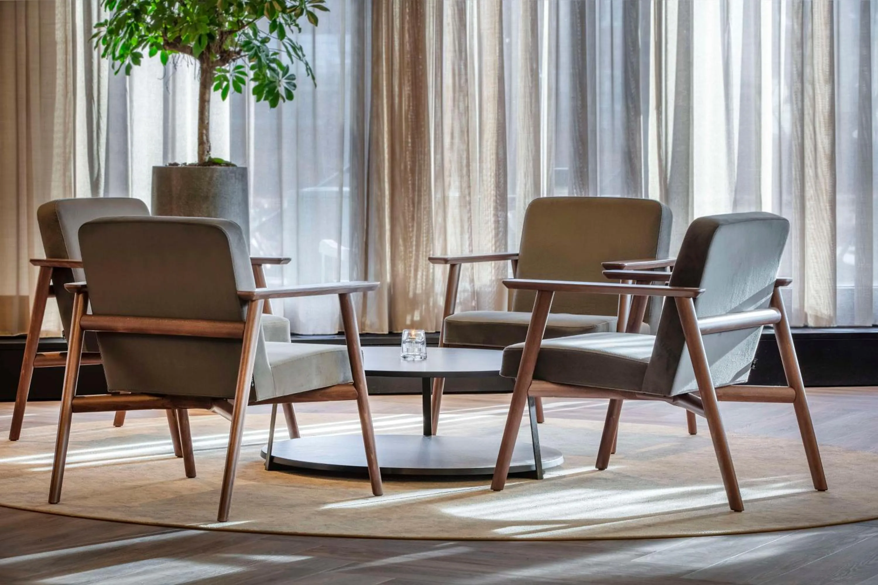 Lobby or reception in Radisson Blu Scandinavia Hotel, Copenhagen