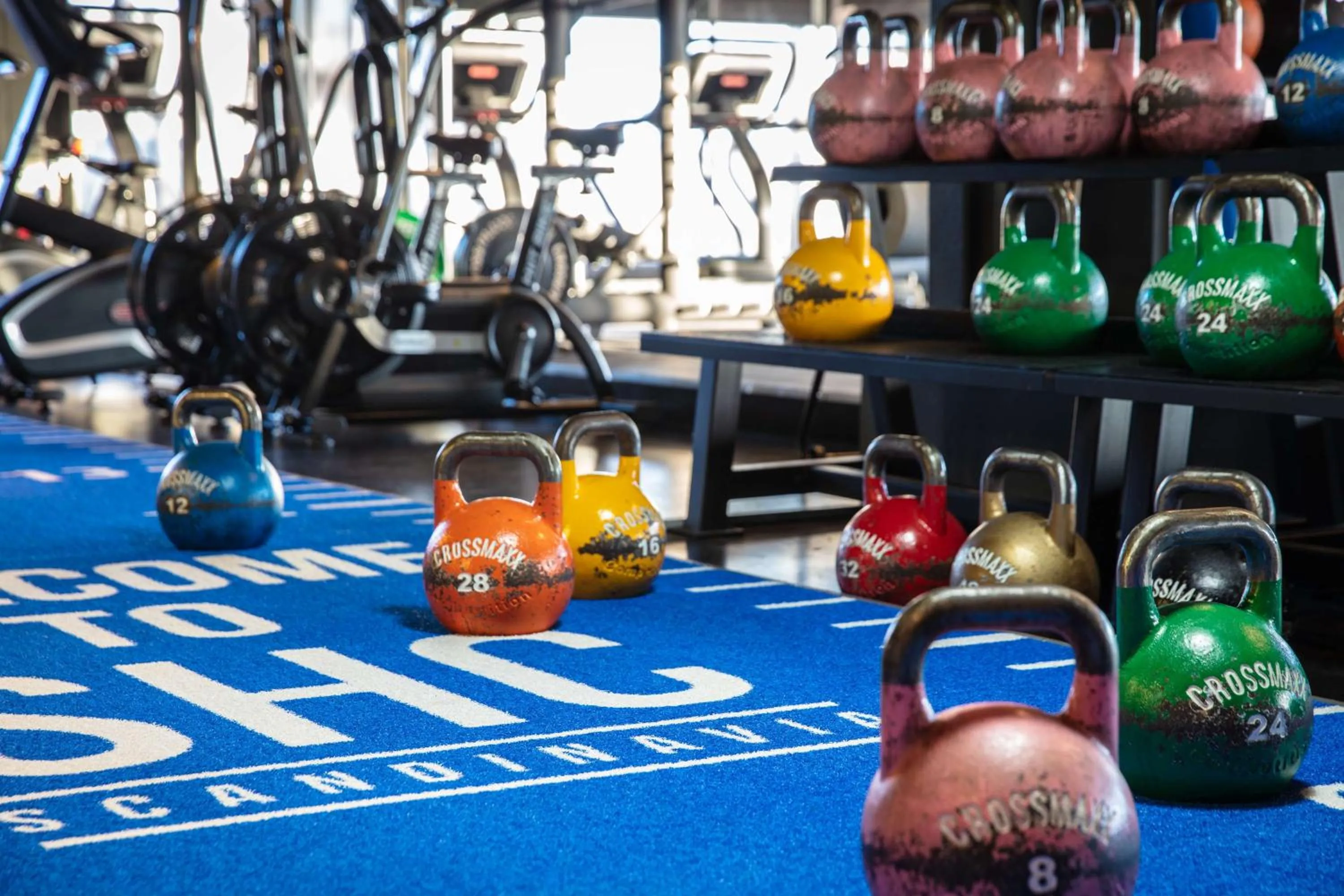 Fitness centre/facilities in Radisson Blu Scandinavia Hotel, Copenhagen