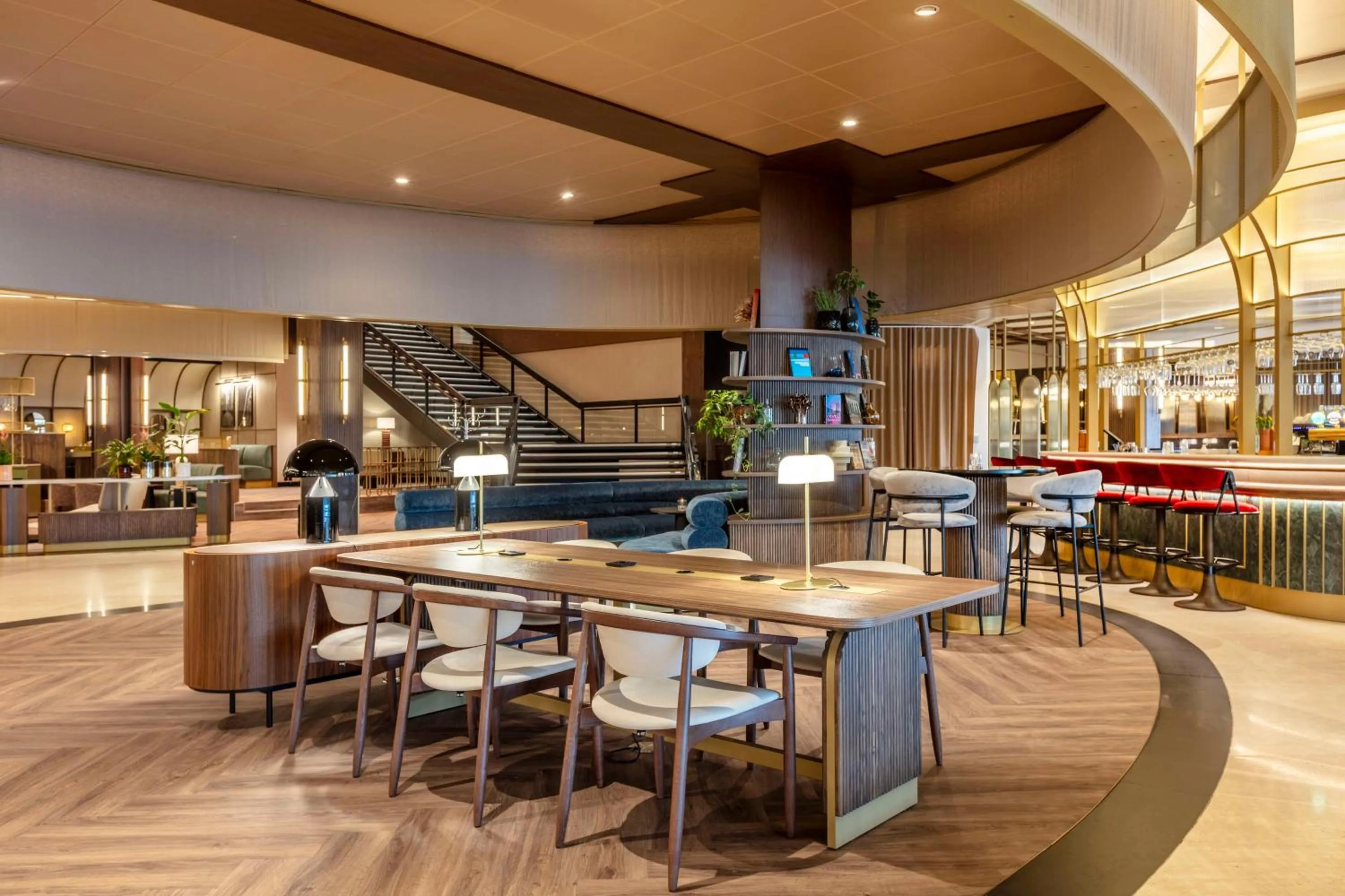 Lobby or reception in Radisson Blu Scandinavia Hotel, Copenhagen