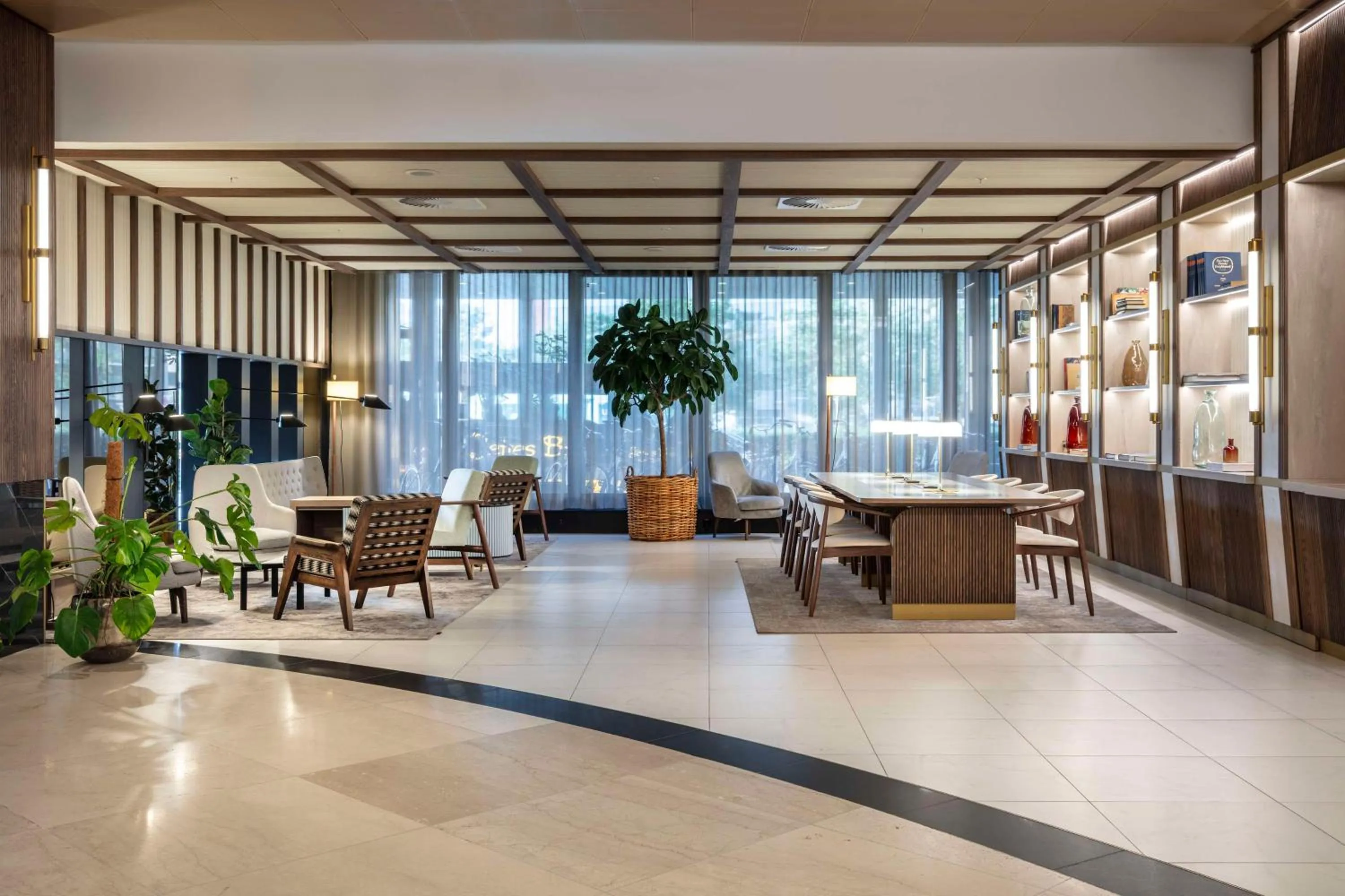 Lobby or reception in Radisson Blu Scandinavia Hotel, Copenhagen