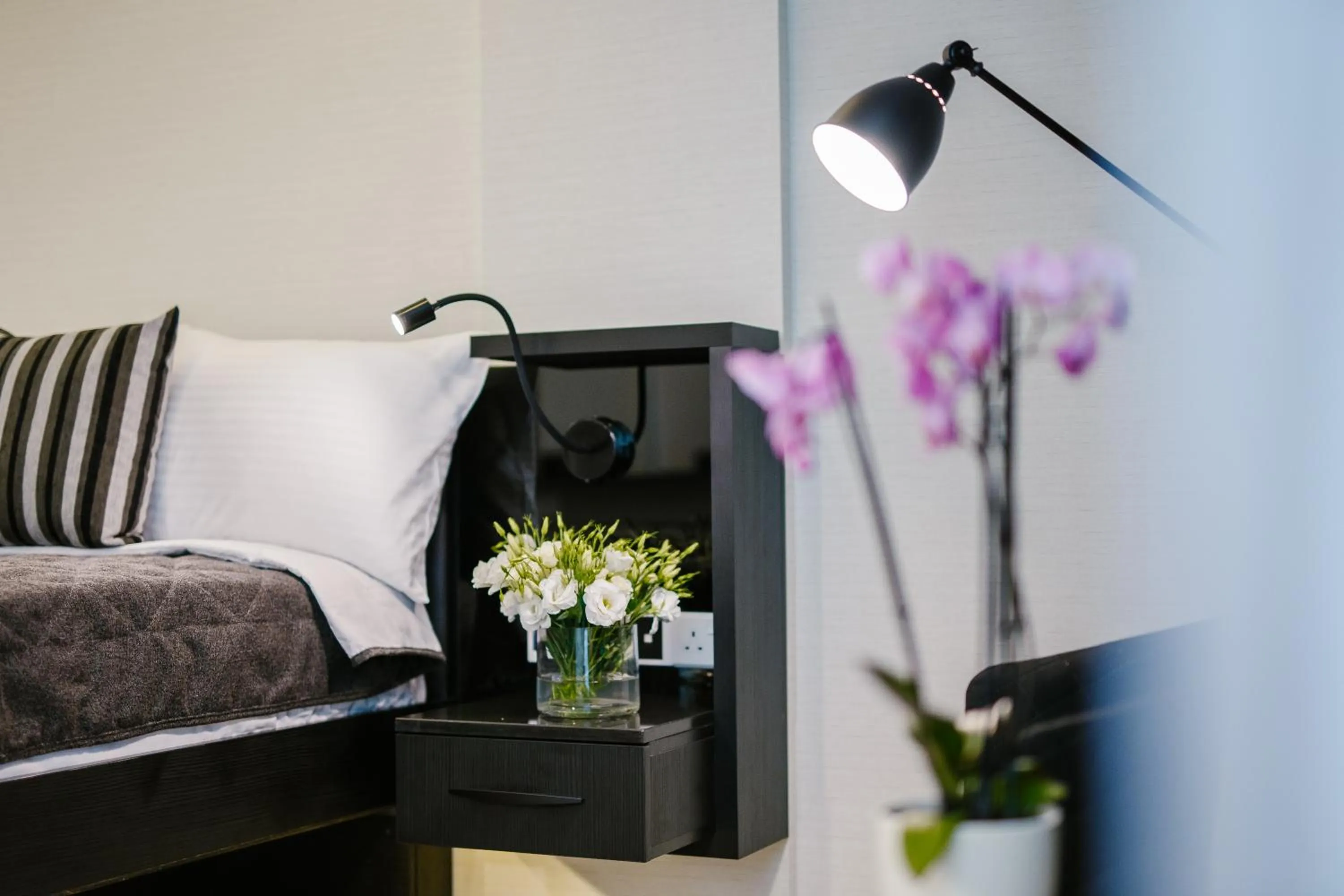 Bed in Qbic City Hotel