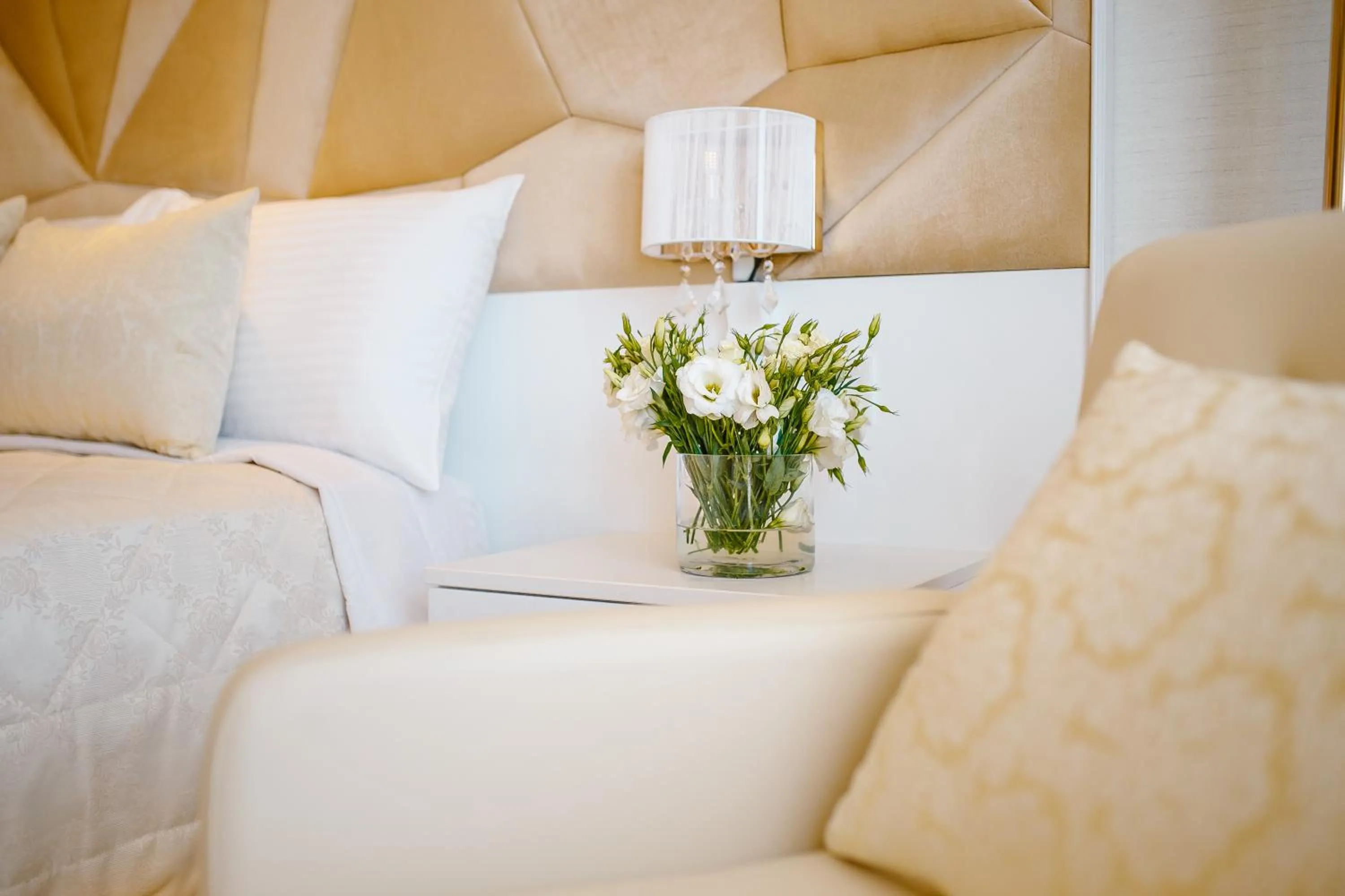 Bed in Qbic City Hotel