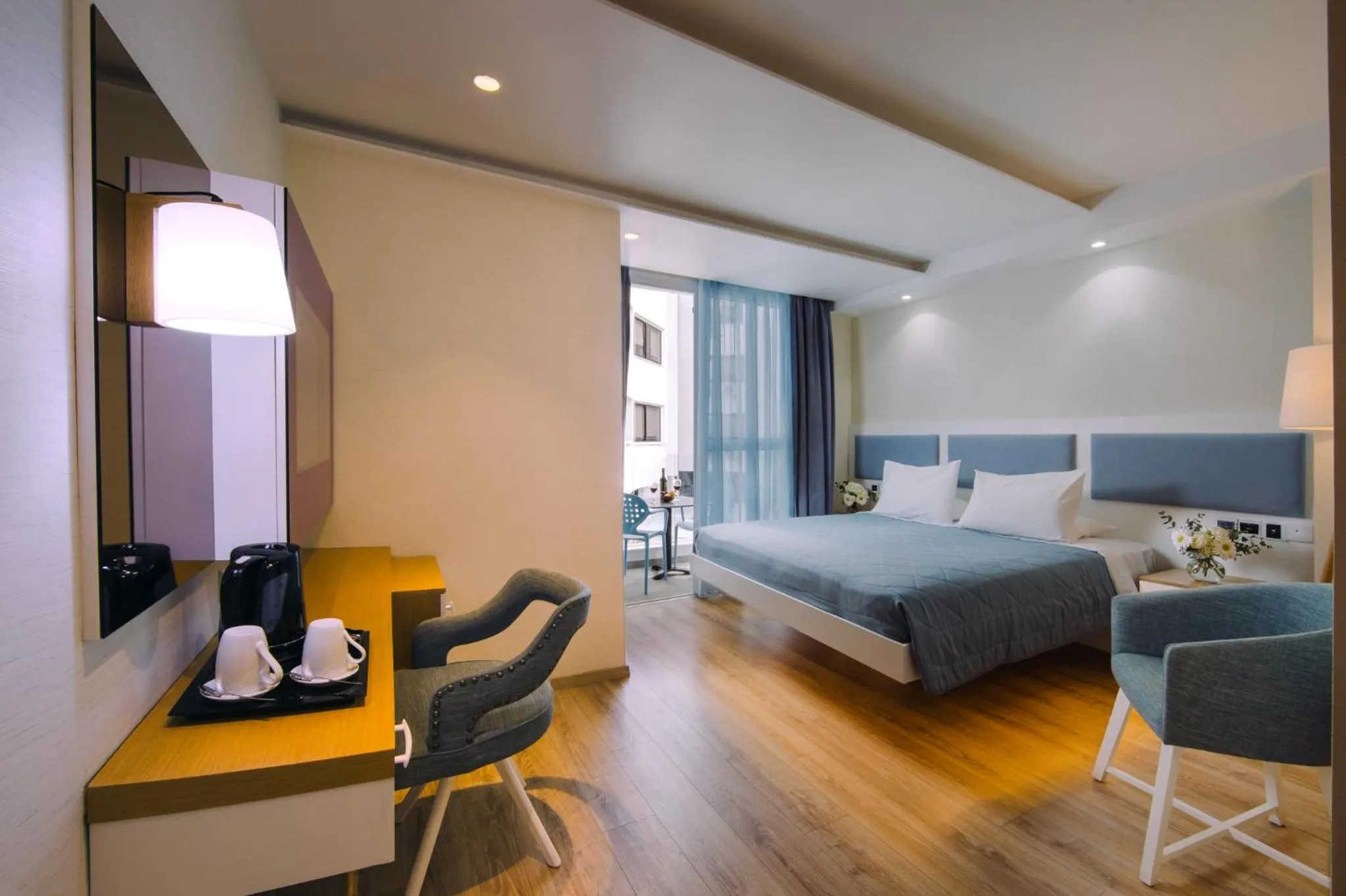 Bed in Qbic City Hotel