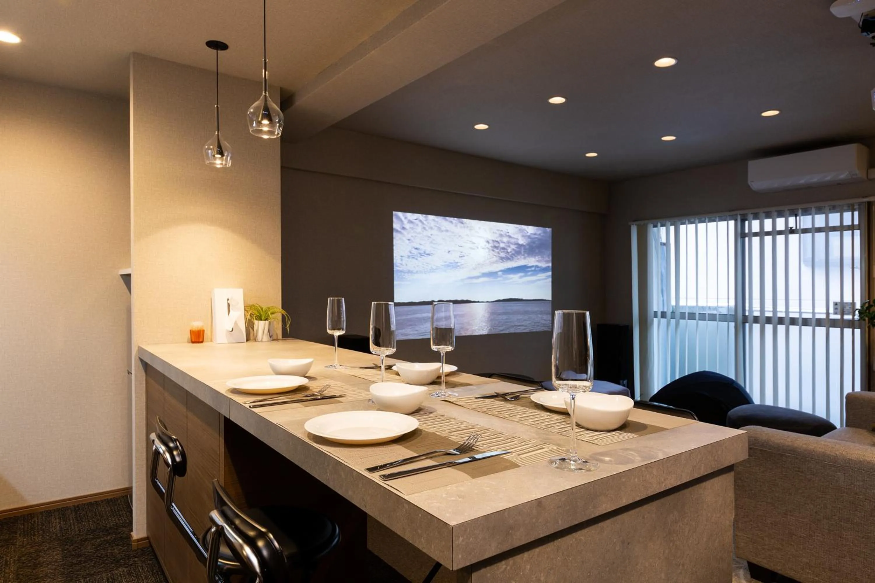 Living room in Stay Hakata