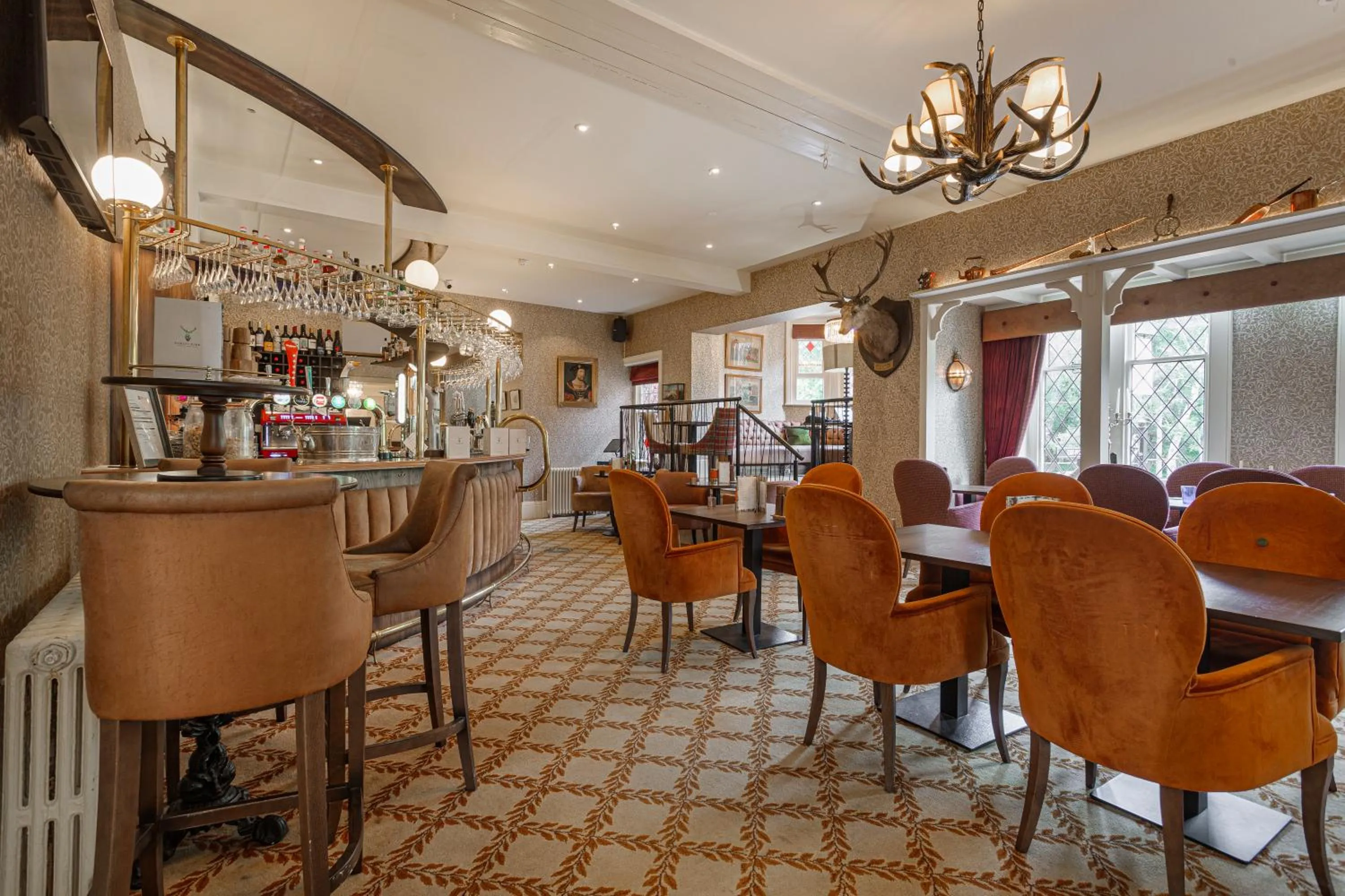 Lounge or bar in Forest Park Country Hotel & Inn, Brockenhurst, New Forest, Hampshire - The Coaching Inn Group