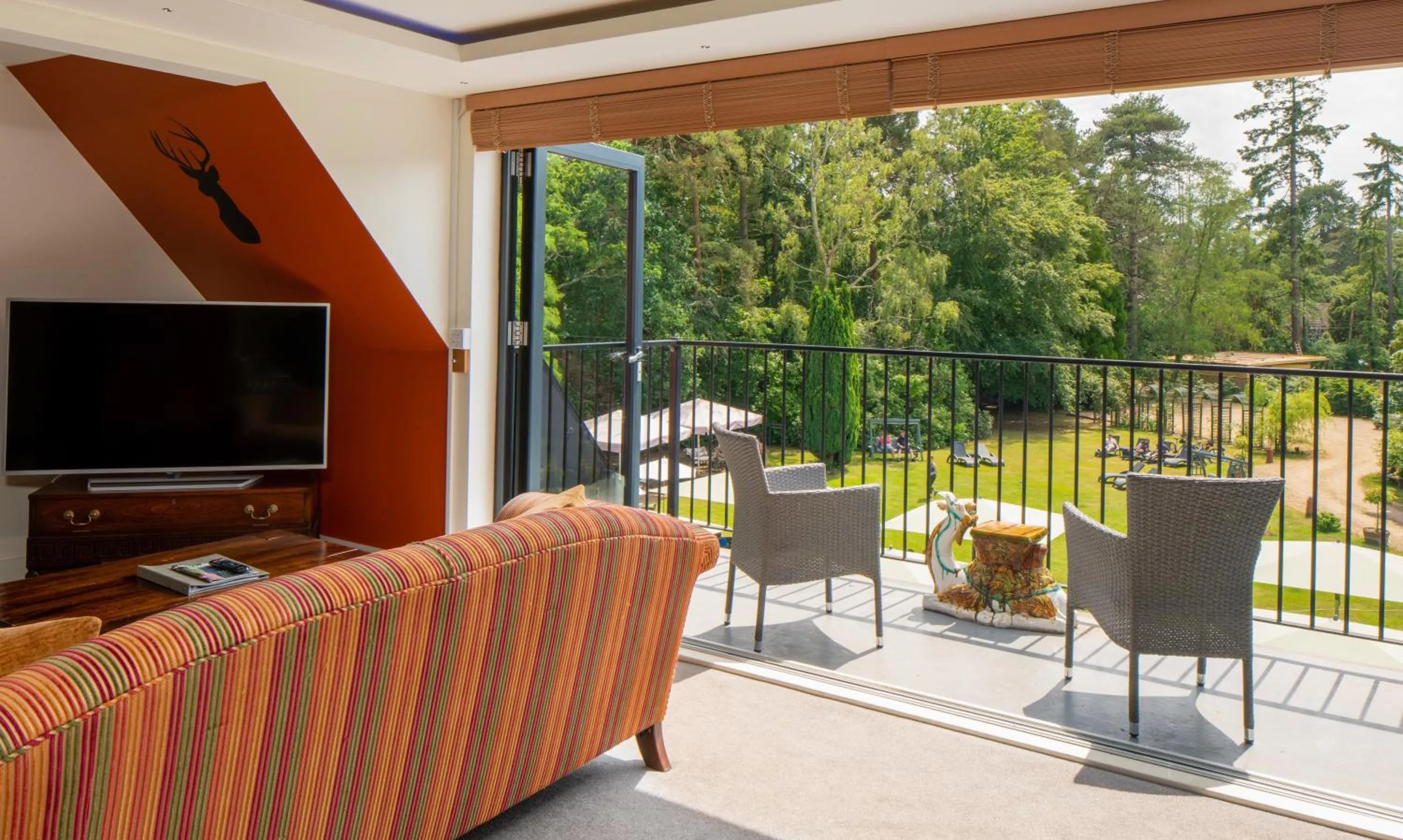 Balcony/Terrace in Forest Park Country Hotel & Inn, Brockenhurst, New Forest, Hampshire - The Coaching Inn Group
