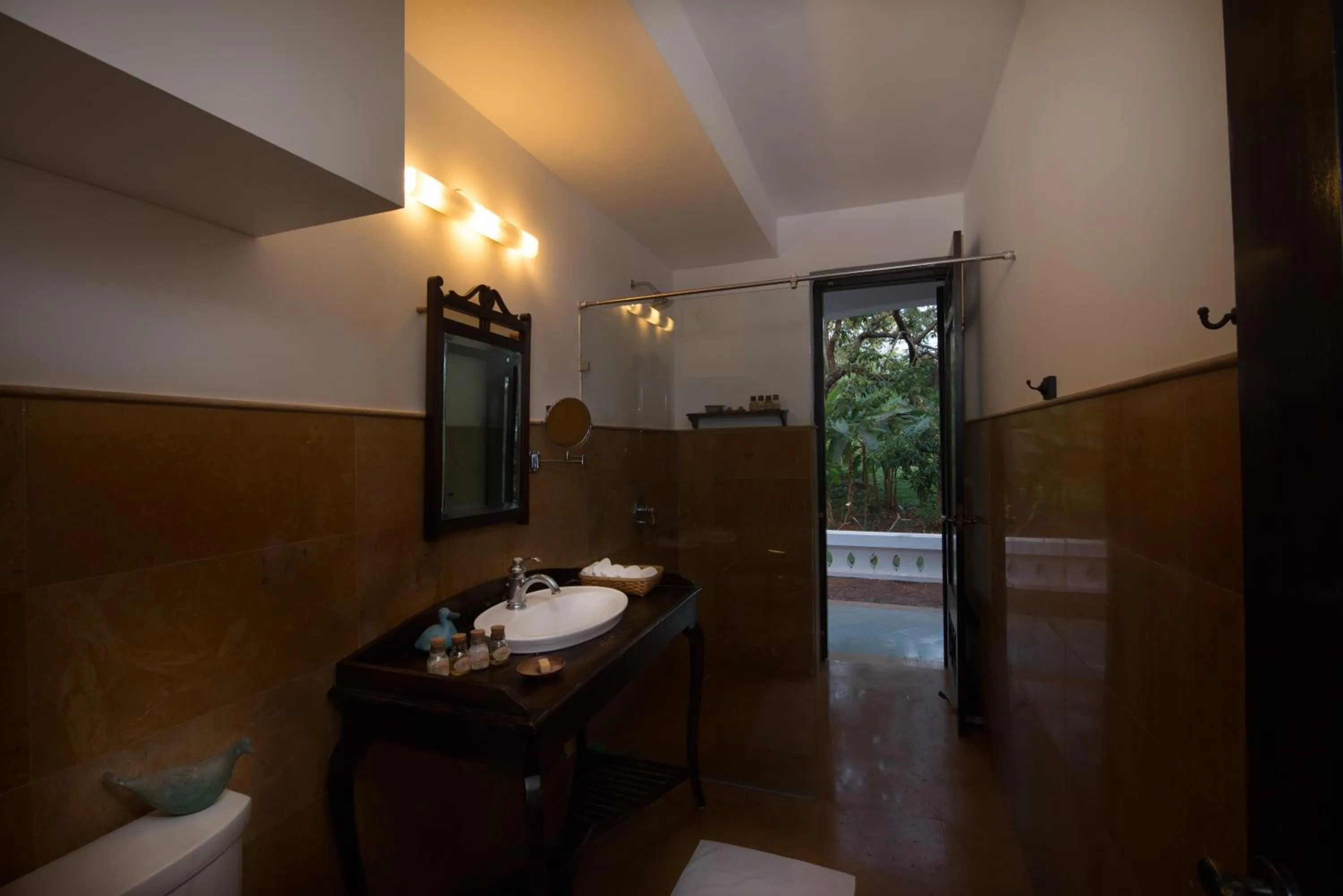 Bathroom in The Postcard Velha, Goa