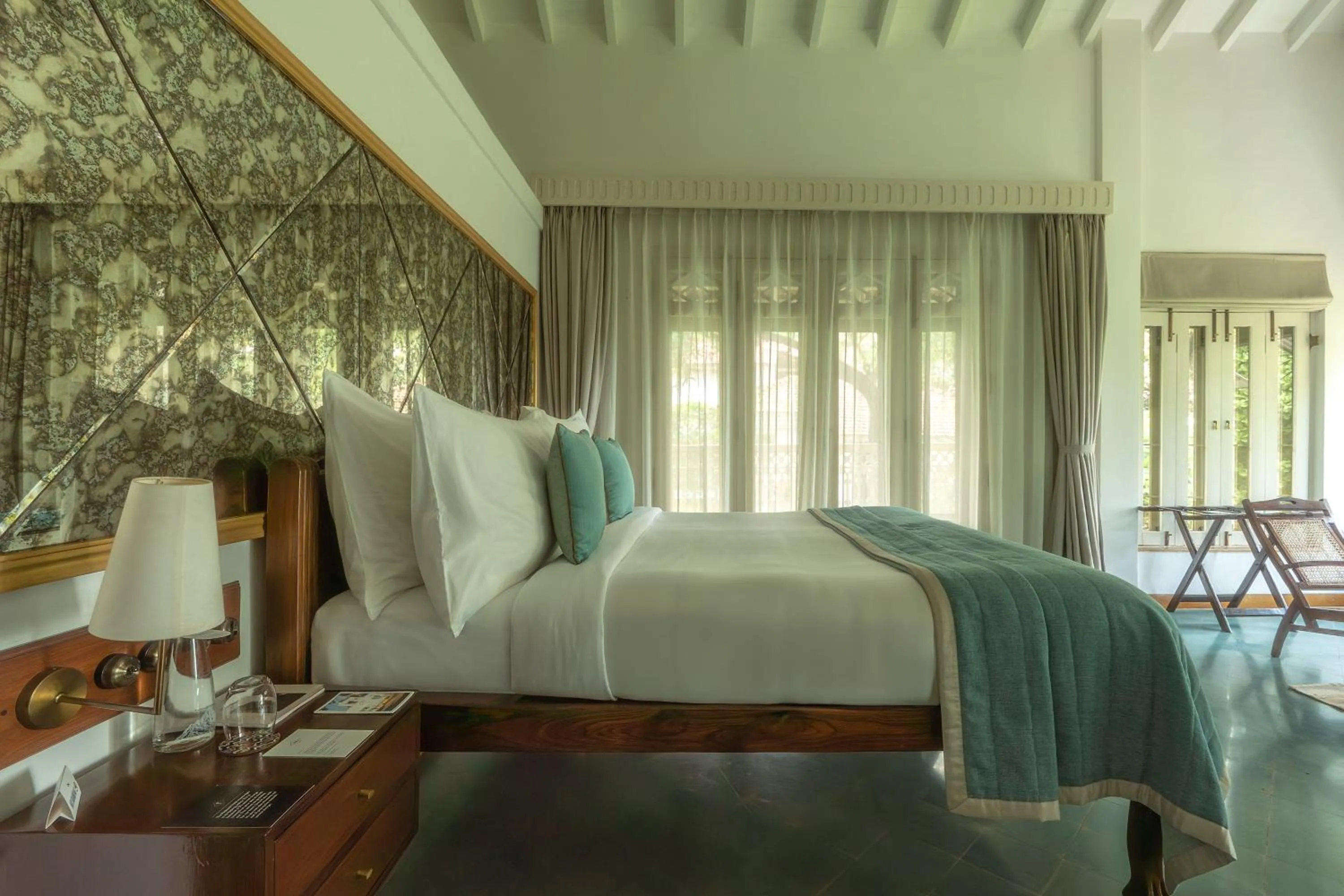 Bedroom in The Postcard Ayurveda Retreat, Old Goa, A Sitaram Ayurveda Experience