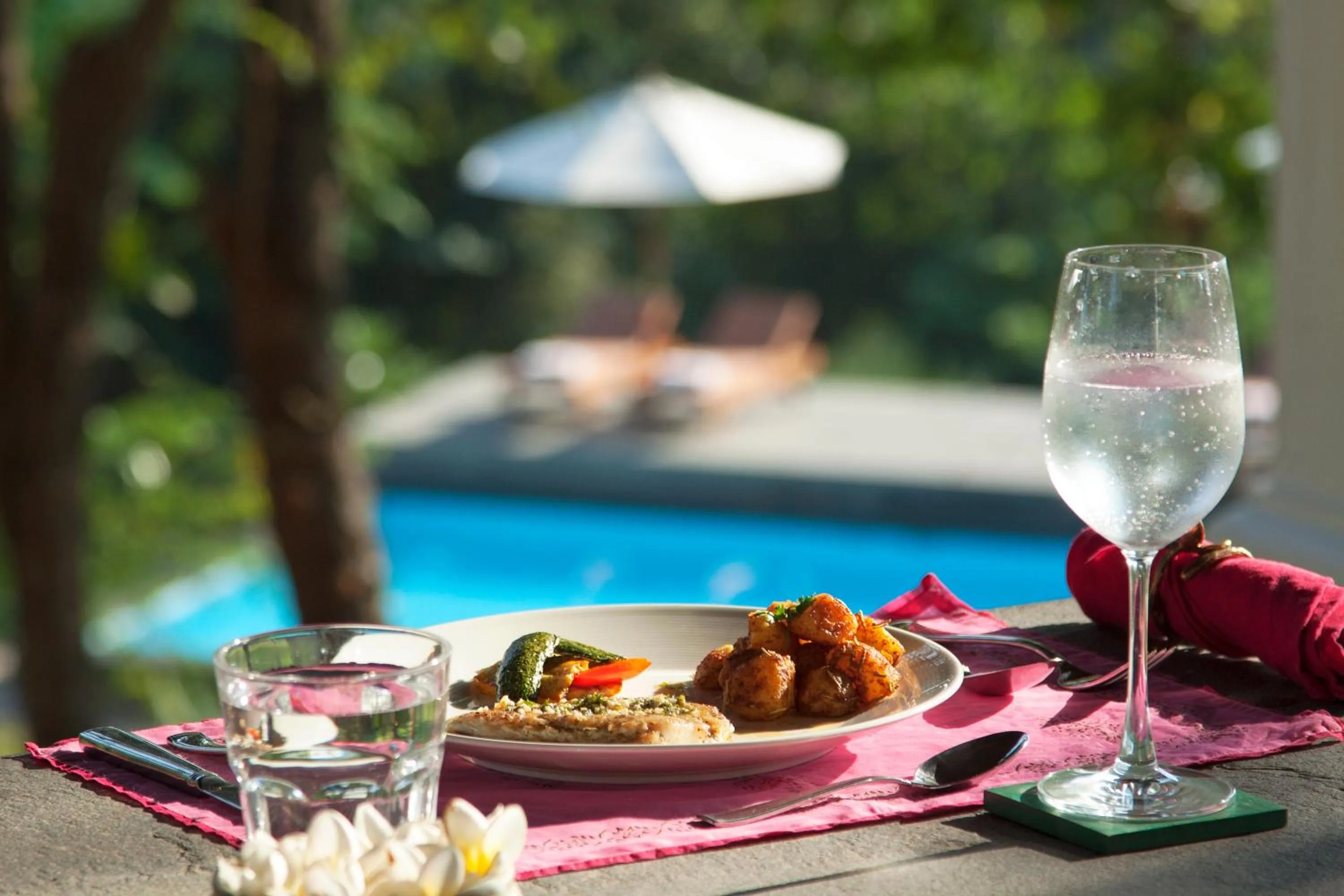 Swimming pool in The Postcard Velha, Goa
