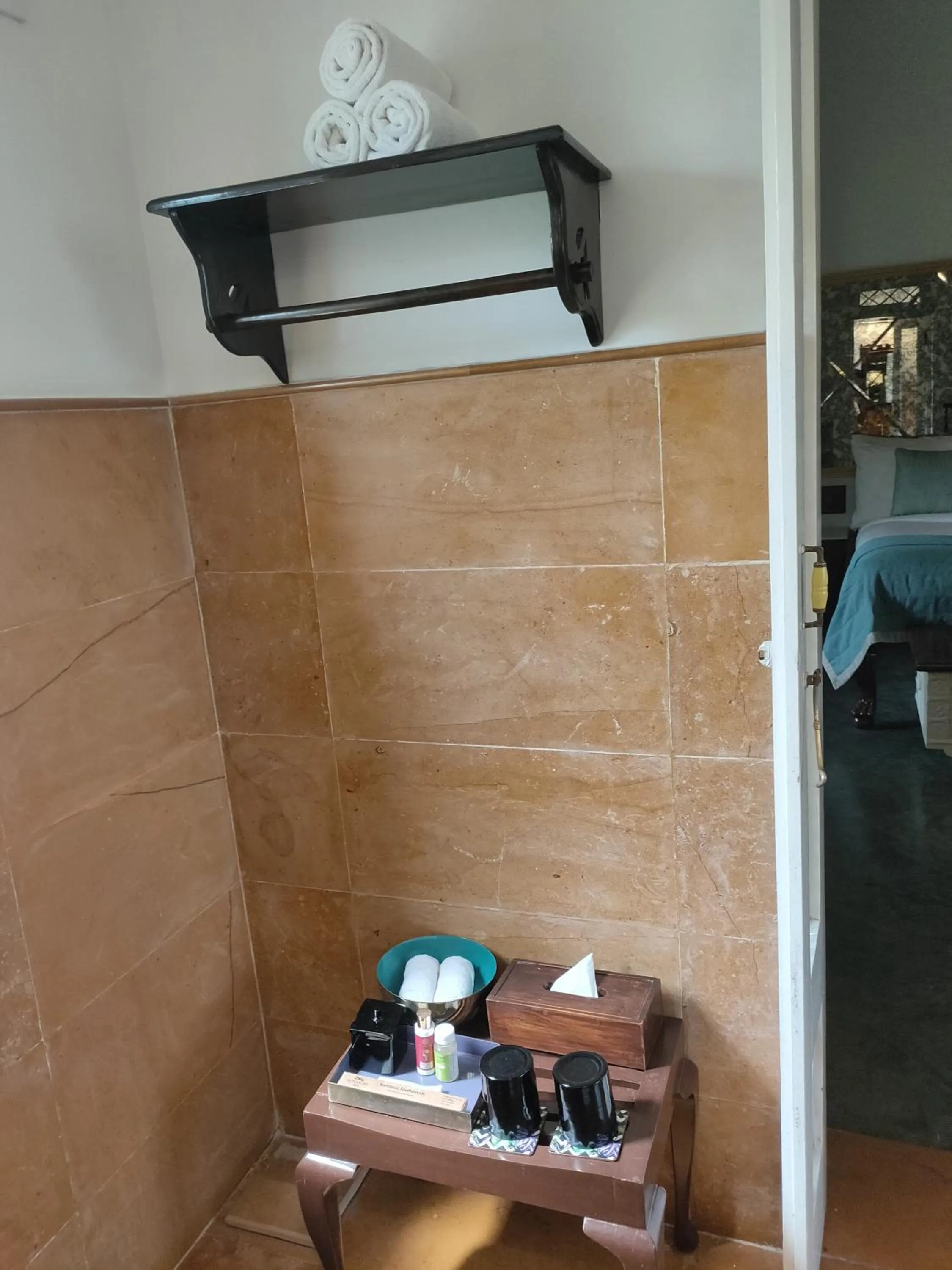 Bathroom in The Postcard Velha, Goa