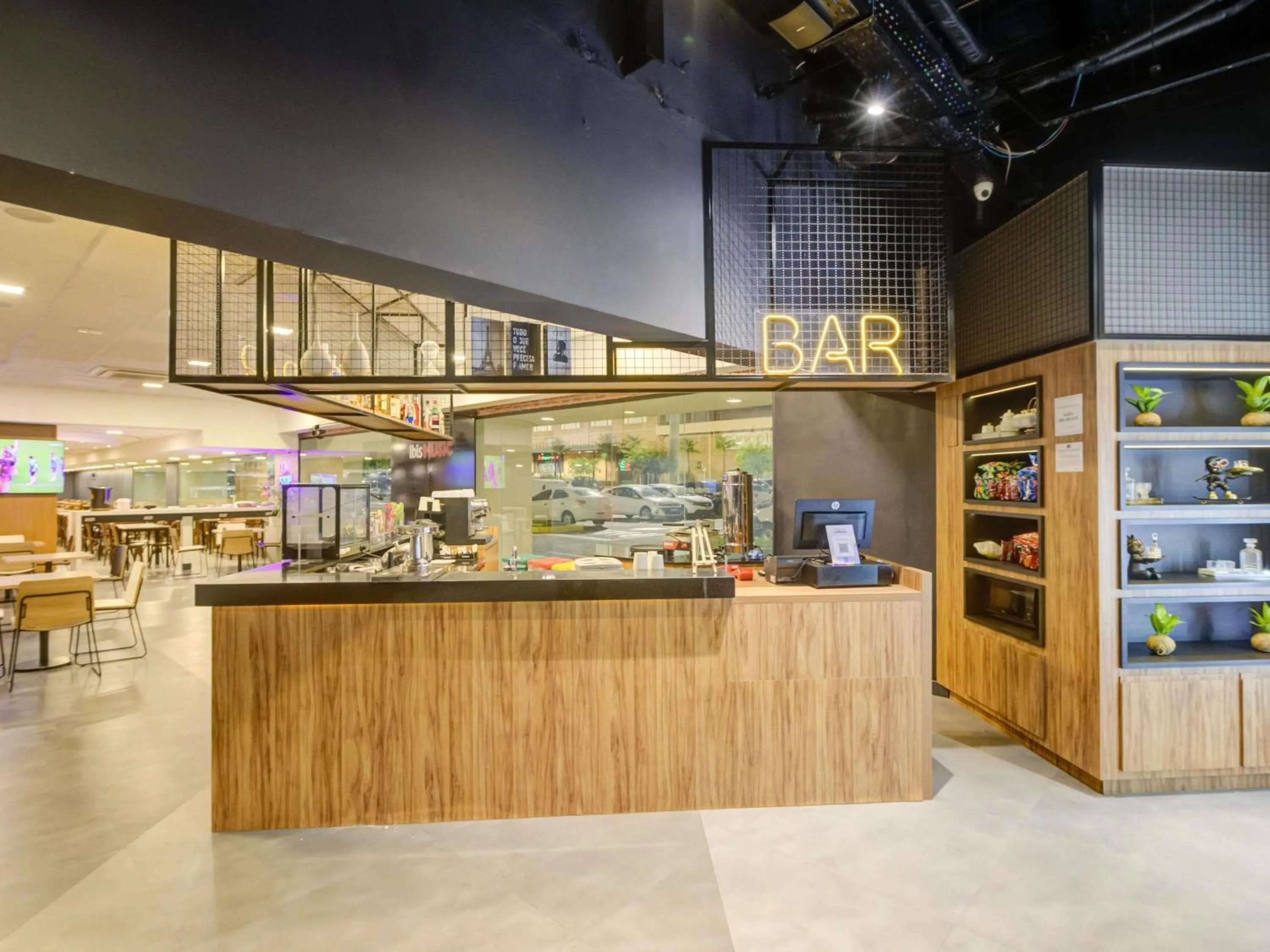 Lounge or bar in ibis budget Rio de Janeiro Nova America