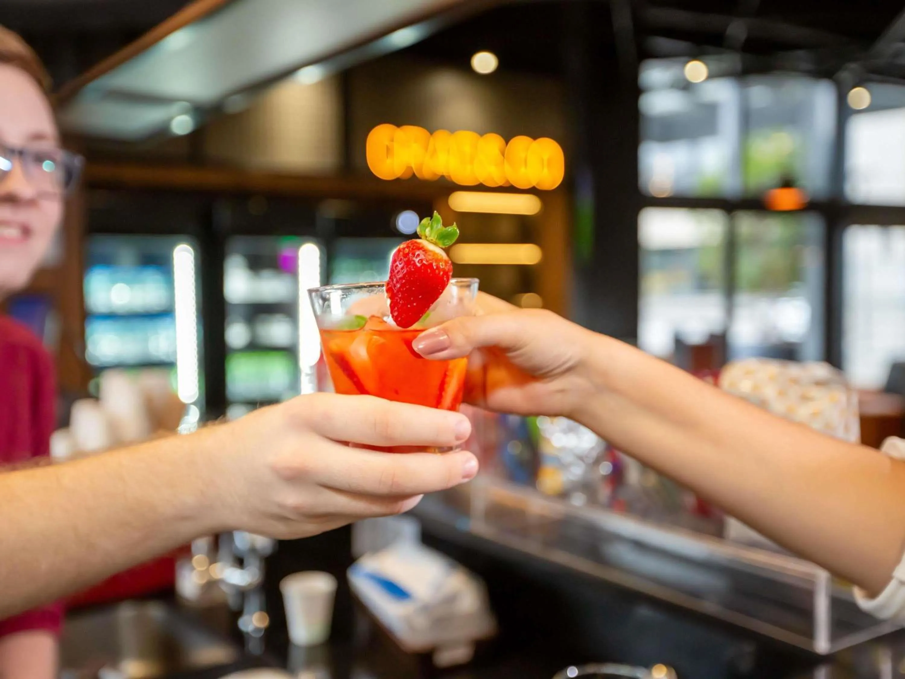 Lounge or bar in ibis budget Rio de Janeiro Nova America