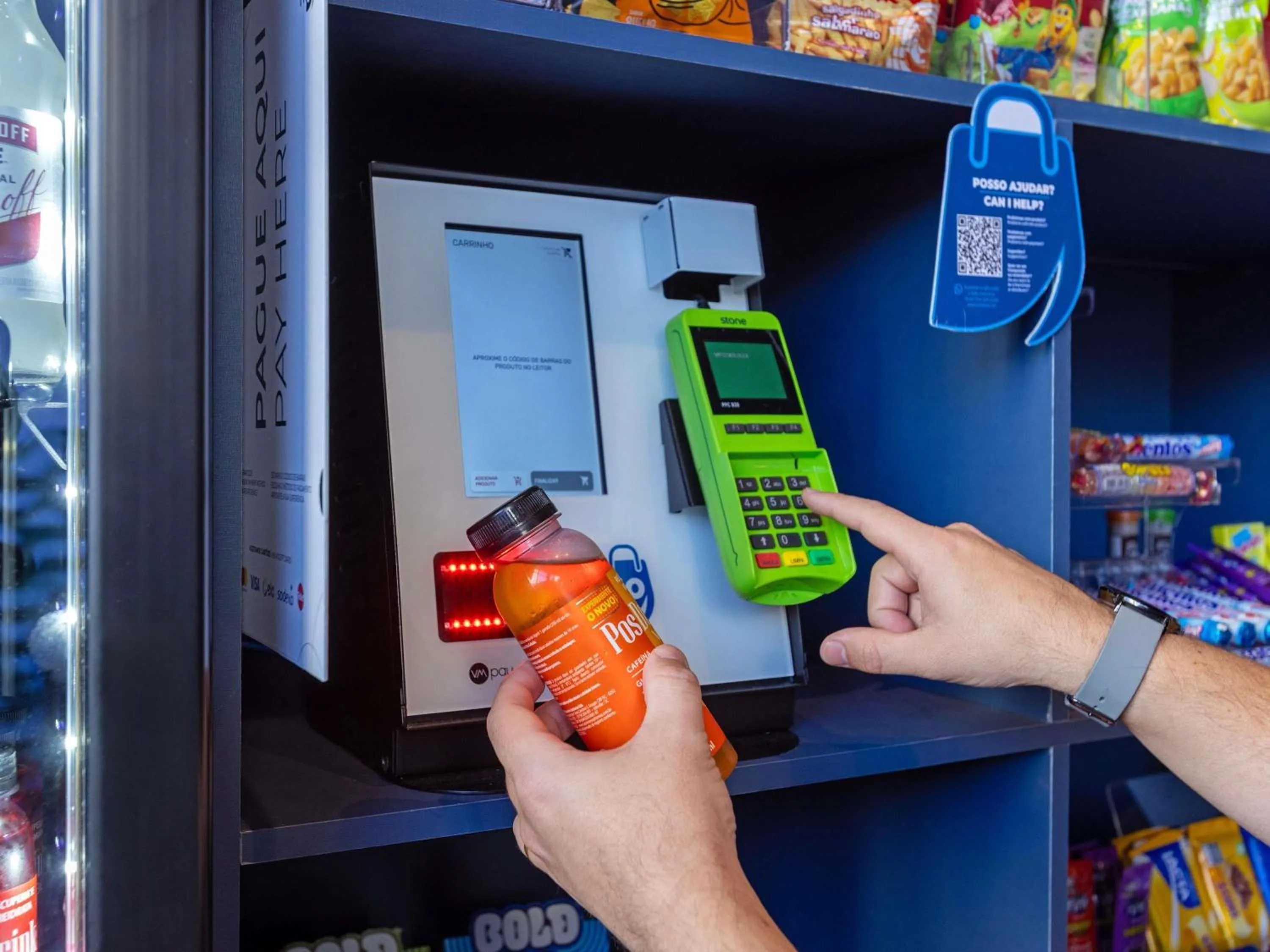 Lounge or bar in ibis budget Jundiai Shopping