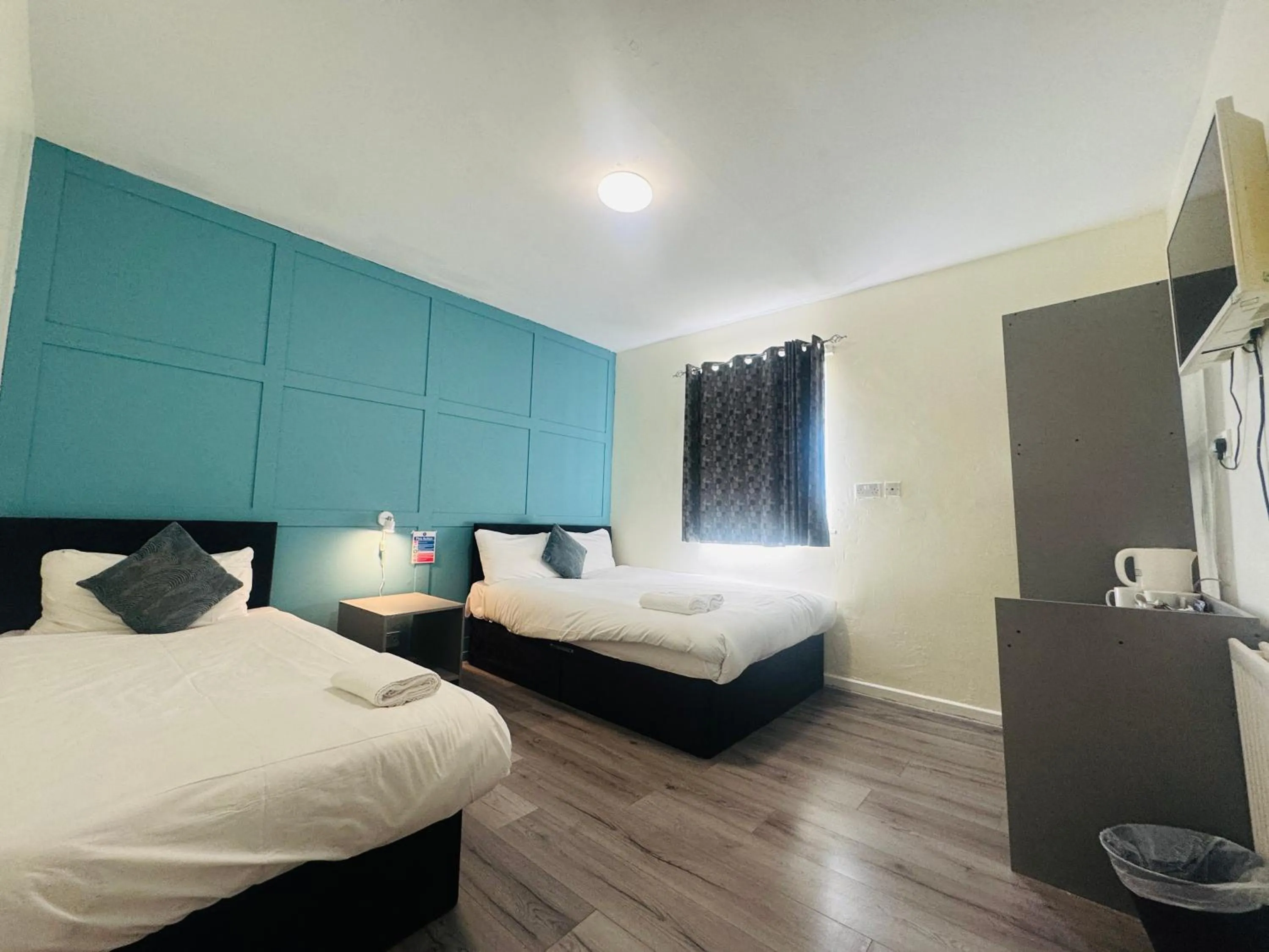 Bedroom, Bed in Calypso hotel Blackpool