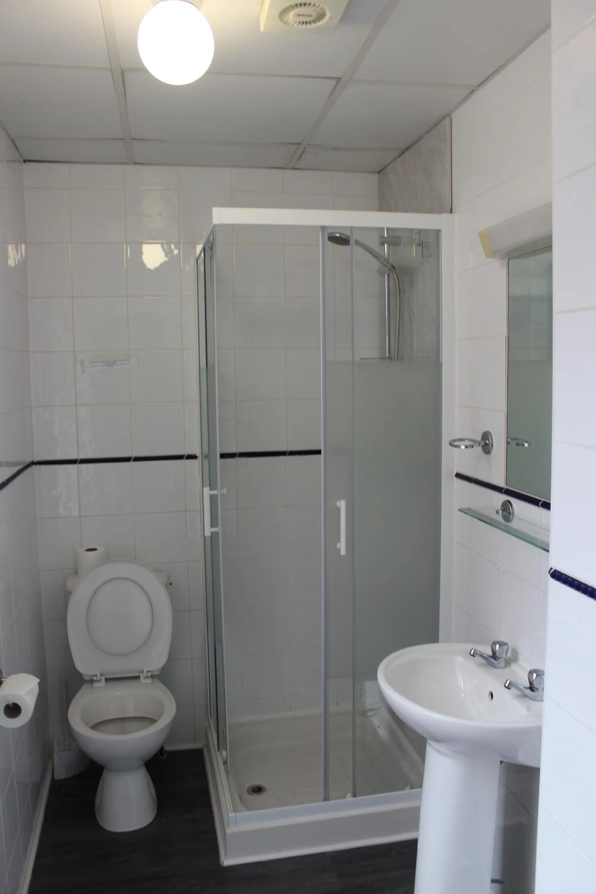 Shower in Calypso hotel Blackpool