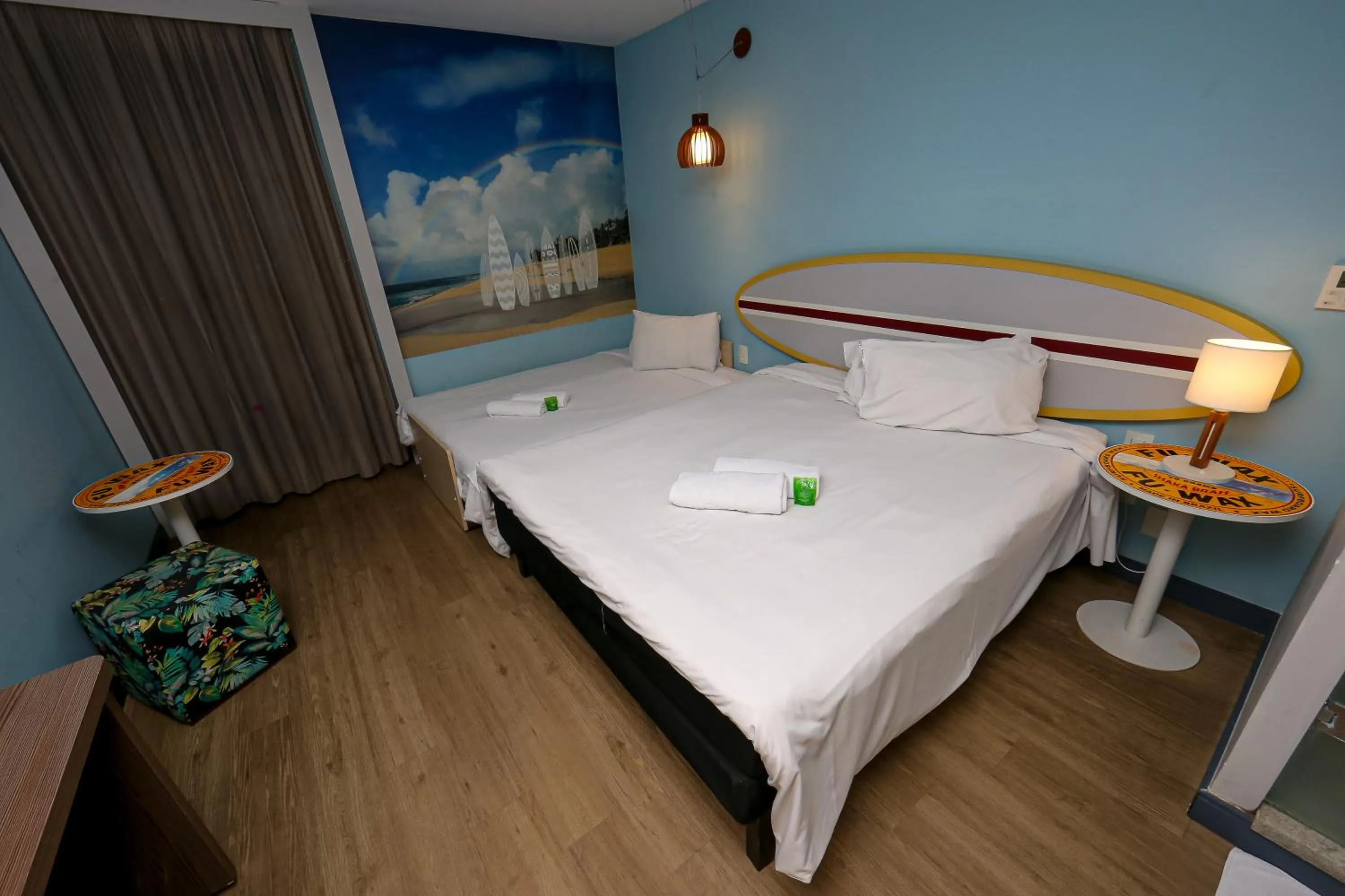 Bedroom, Bed in Delphin Surf Hotel