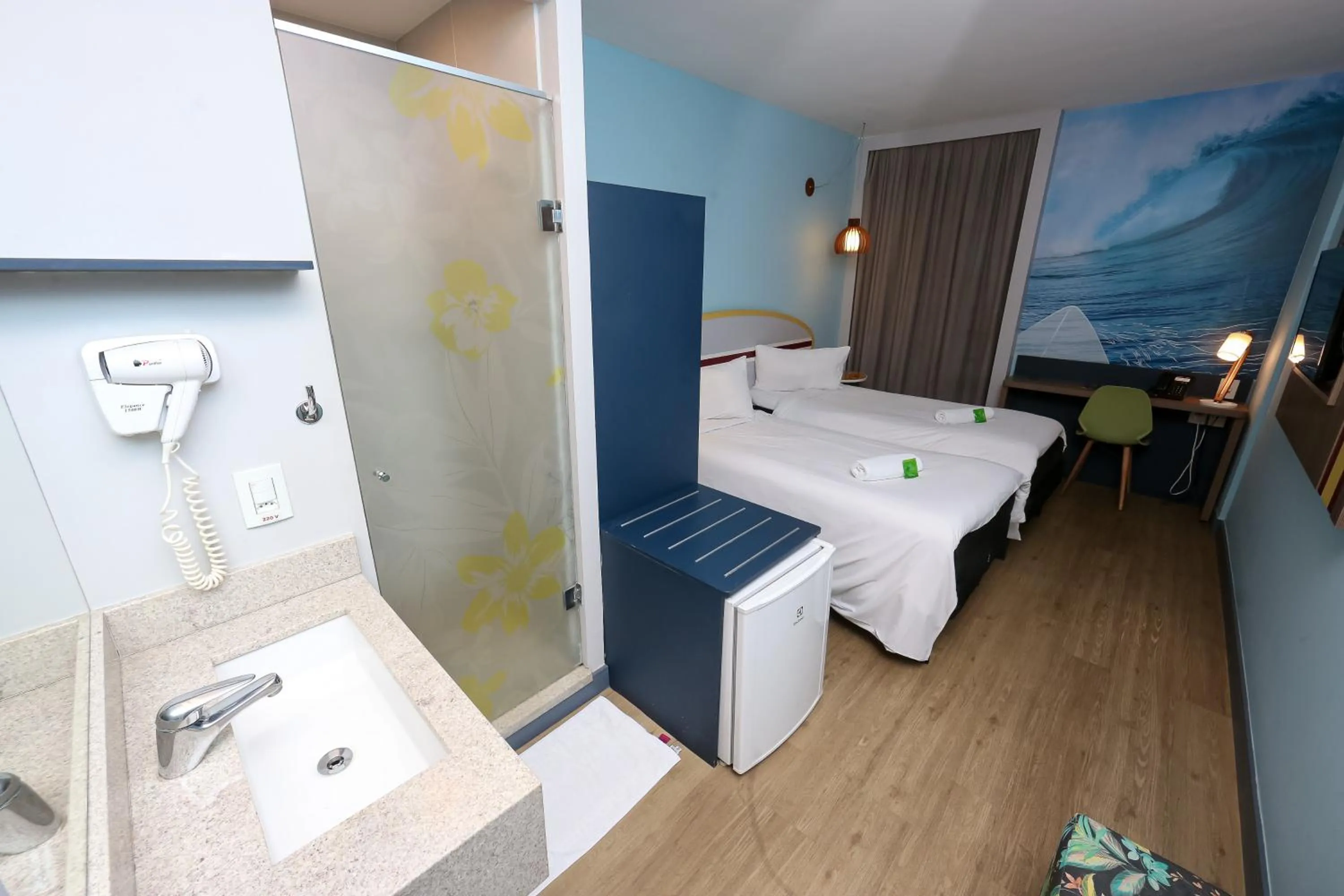 Bedroom, Bed in Delphin Surf Hotel