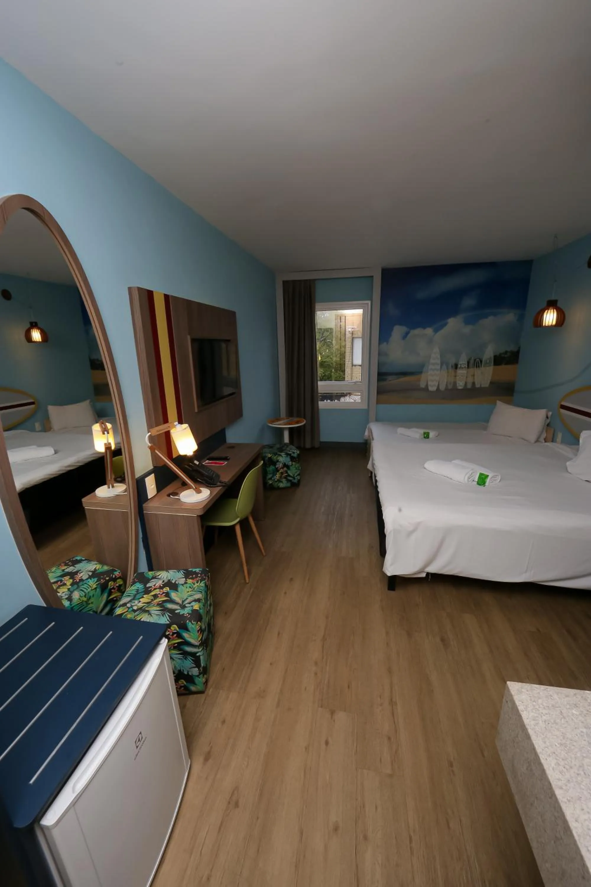 Bedroom, Bed in Delphin Surf Hotel
